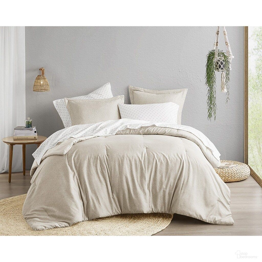 The appearance of Camden Chambray Print Microfiber Comforter Set with Bed Sheets In Neutral designed by Olliix in the modern / contemporary interior design. This neutral piece of furniture was selected by 1StopBedrooms from Camden Collection to add a touch of cosiness and style into your home. Sku: AM10-0108. Material: Polyester. Bed Size: King.