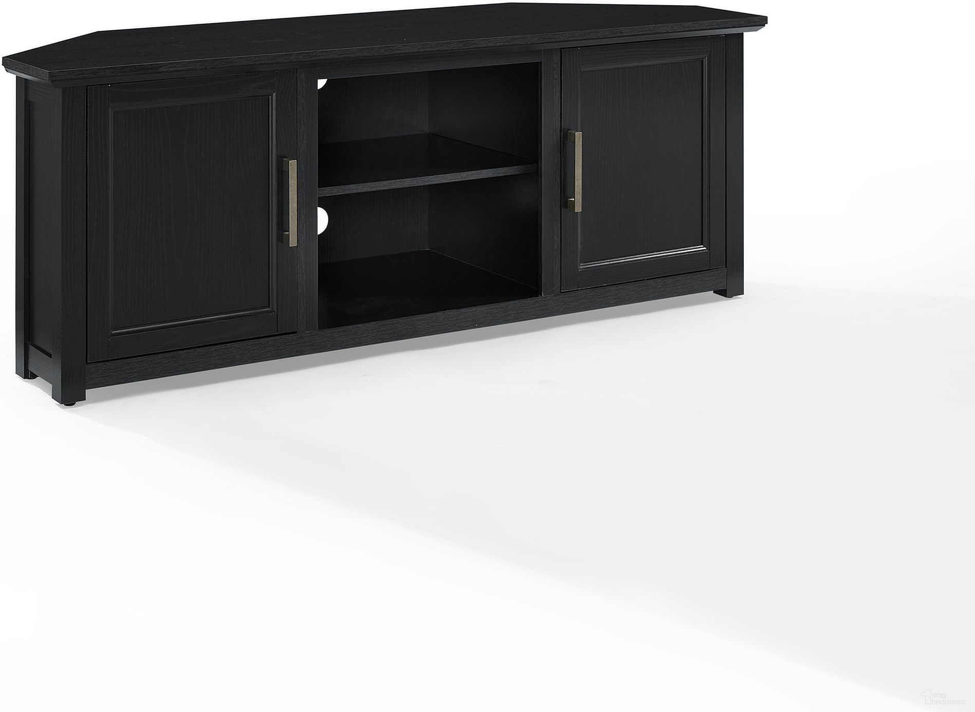 Camden Corner TV Stand For 65+ Inch TVs In Black