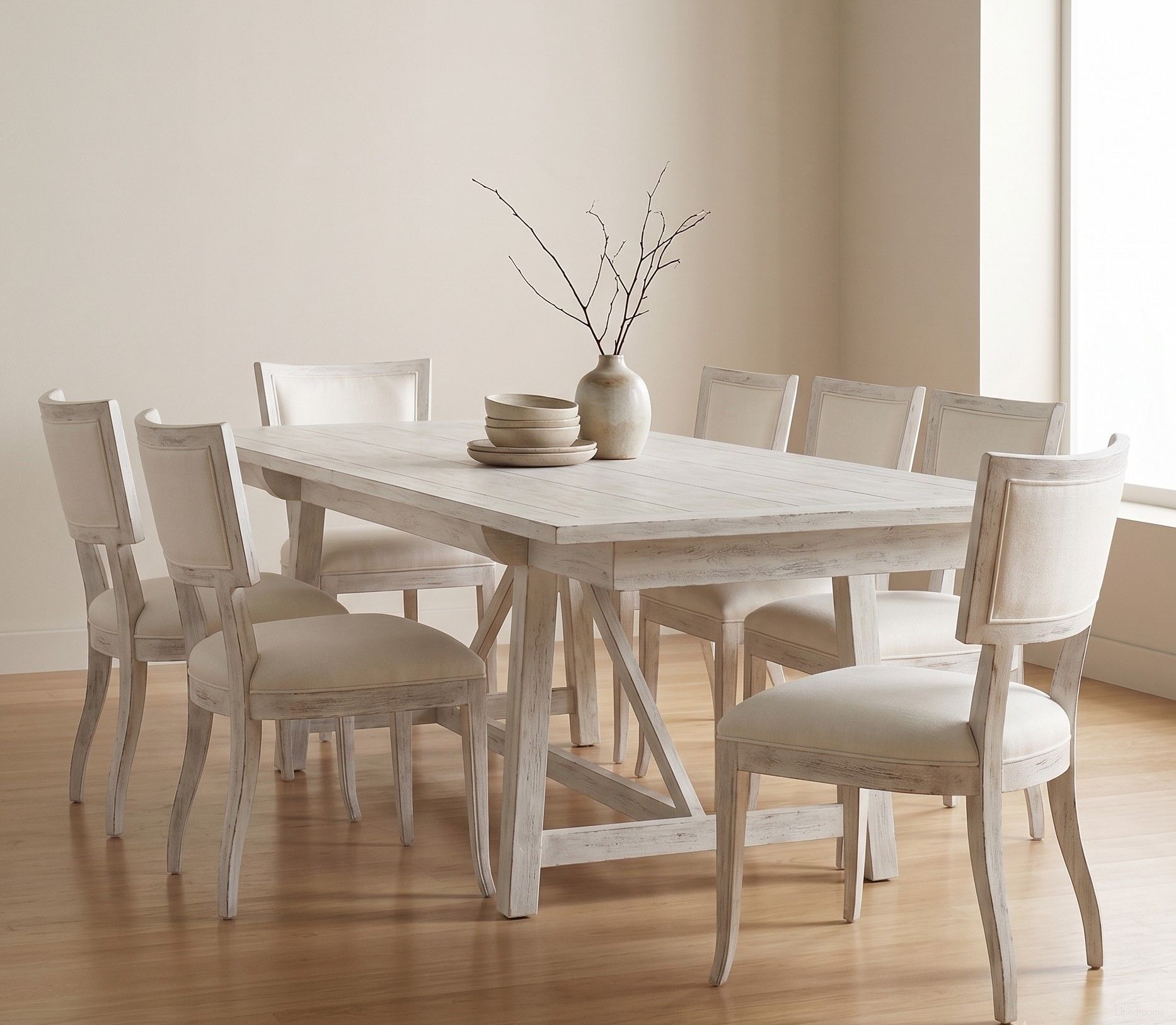 Camden Dining Room Set In Gray
