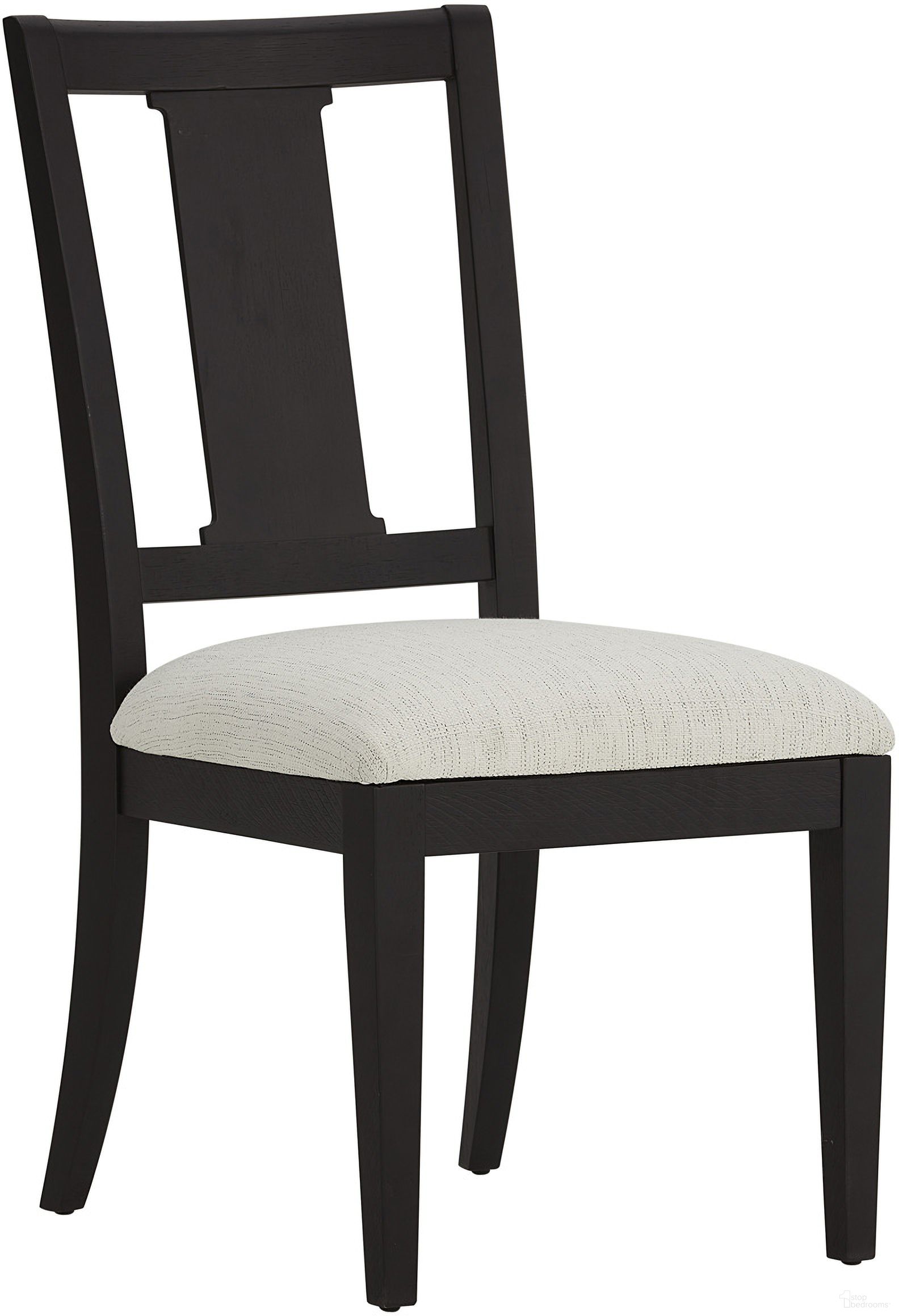 The appearance of Camden Dining Side Chair Set of 2 with Upholstered Seat In Domino designed by Aspenhome in the transitional interior design. This domino piece of furniture was selected by 1StopBedrooms from Camden Collection to add a touch of cosiness and style into your home. Sku: I631-6640S. Material: Wood. Chair Type: Side Chair.