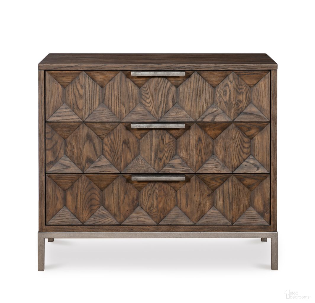 The appearance of Camden Elliott 3 Drawer Chest In Rustic Brown designed by Century Furniture in the transitional interior design. This rustic brown piece of furniture was selected by 1StopBedrooms from Camden Collection to add a touch of cosiness and style into your home. Sku: B2H-705. Material: Oak Veneer.