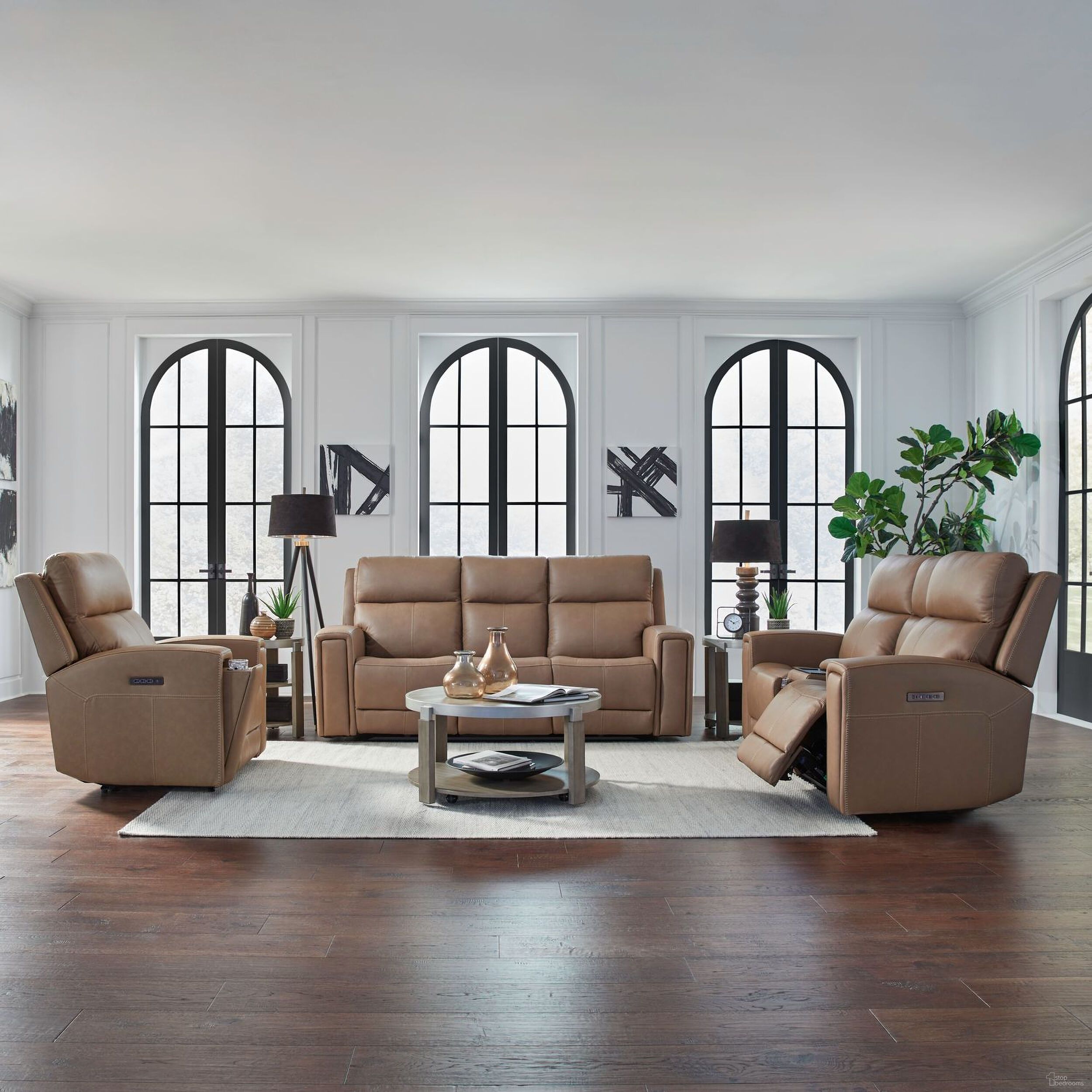 The appearance of Camden Living Room Set In Aline Toast designed by Liberty in the transitional interior design. This aline toast piece of furniture  was selected by 1StopBedrooms from Camden Collection to add a touch of cosiness and style into your home. Sku: 7021TO-33P;7021TO-23P. Material: Plywood.
