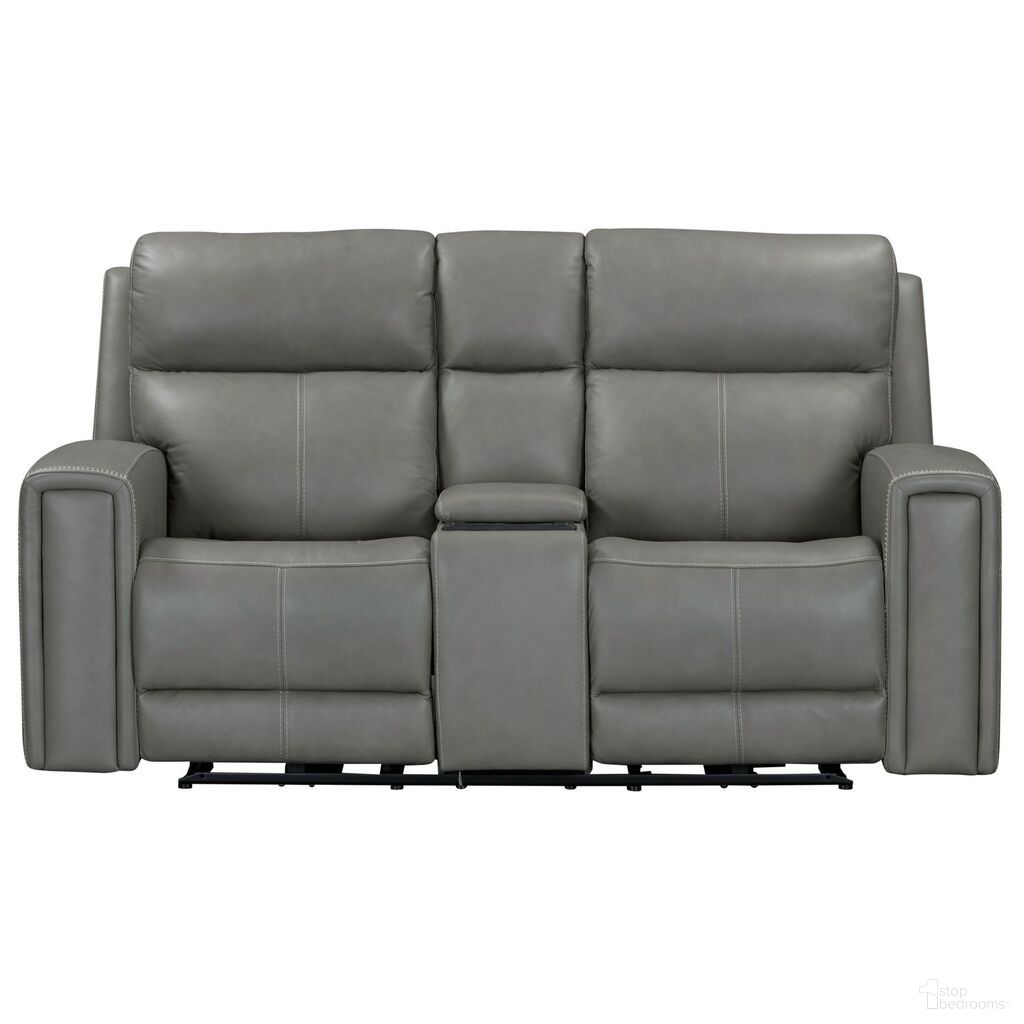 The appearance of Camden Loveseat with Console P3 and ZW In Aline Light Gray designed by Liberty in the transitional interior design. This aline light gray piece of furniture was selected by 1StopBedrooms from Camden Collection to add a touch of cosiness and style into your home. Sku: 7021LG-23P. Material: Solid Hardwood.