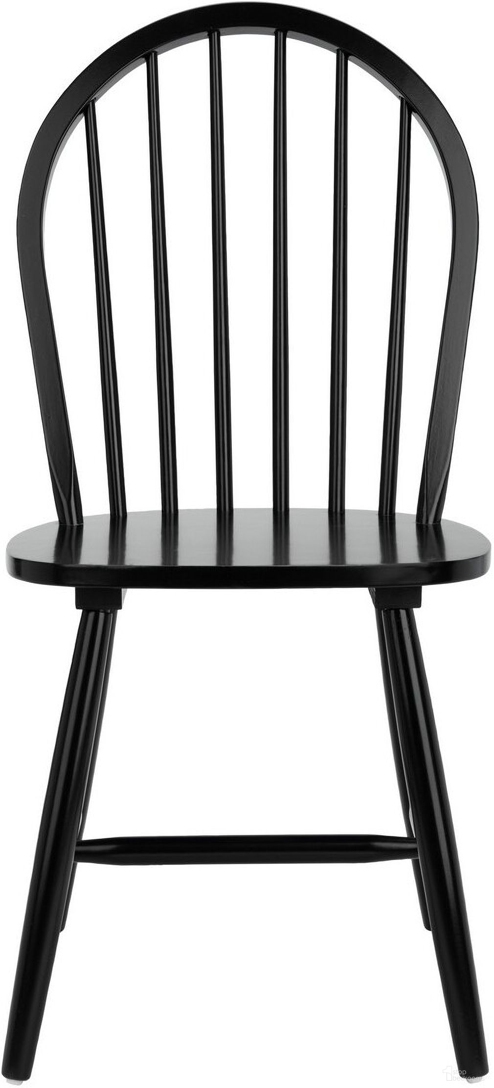 The appearance of Camden Spindle Back Dining Chair DCH8501A Set of 2 designed by Safavieh in the modern / contemporary interior design. This black piece of furniture was selected by 1StopBedrooms from Camden Collection to add a touch of cosiness and style into your home. Sku: DCH8501A-SET2. Material: Steel. Chair Type: Side Chair.