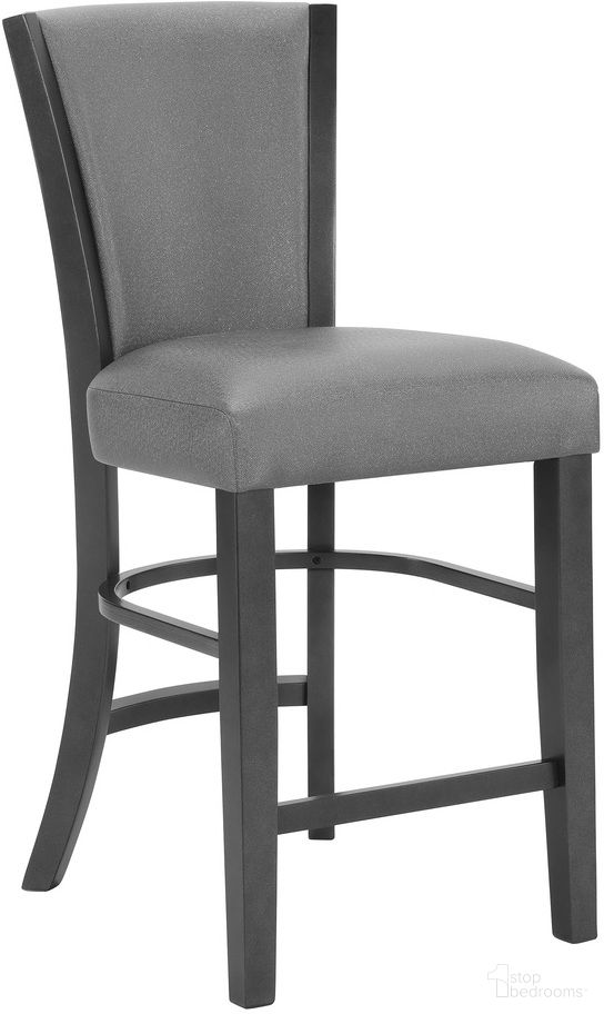 The appearance of Camelia Counter Height Chair Set of 2 In Gray designed by Crown Mark in the modern / contemporary interior design. This gray piece of furniture  was selected by 1StopBedrooms from Camelia Collection to add a touch of cosiness and style into your home. Sku: 1716S-24. Material: MDF.