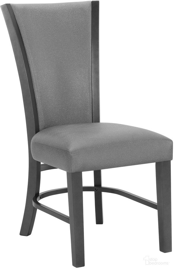 The appearance of Camelia Side Chair Set of 2 In Gray designed by Crown Mark in the modern / contemporary interior design. This gray piece of furniture was selected by 1StopBedrooms from Camelia Collection to add a touch of cosiness and style into your home. Sku: 1216S. Material: Wood. Chair Type: Side Chair.