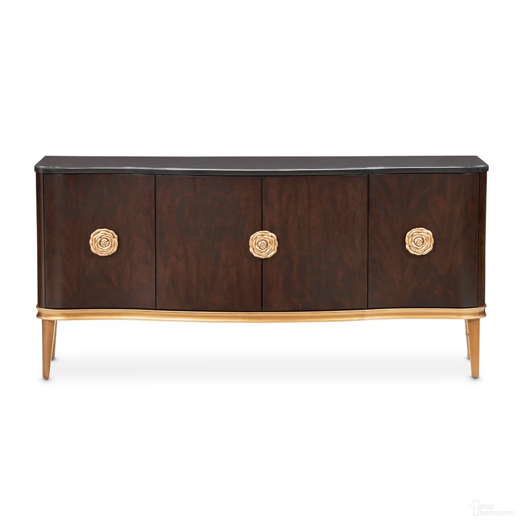 Camellia Field Sideboard In Warm Pecan