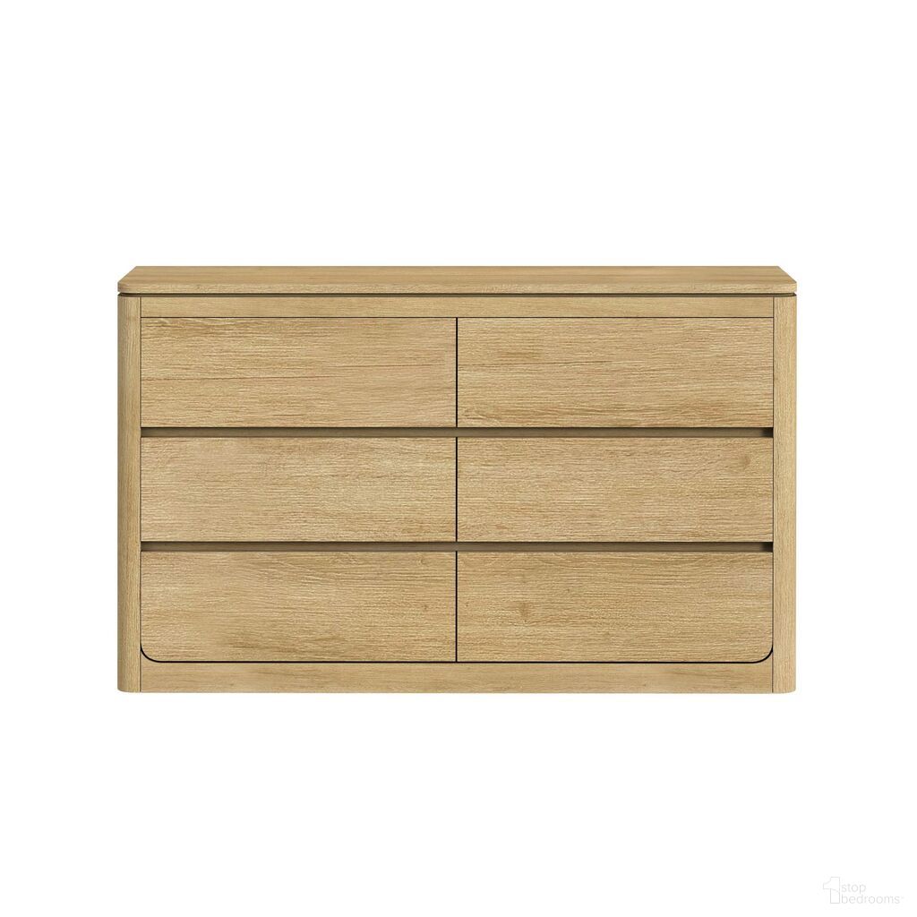 The appearance of Camelot Dresser In Natural designed by Picket House in the modern / contemporary interior design. This natural piece of furniture was selected by 1StopBedrooms from Camelot Collection to add a touch of cosiness and style into your home. Sku: B-16860-6-DR. Material: Paper.