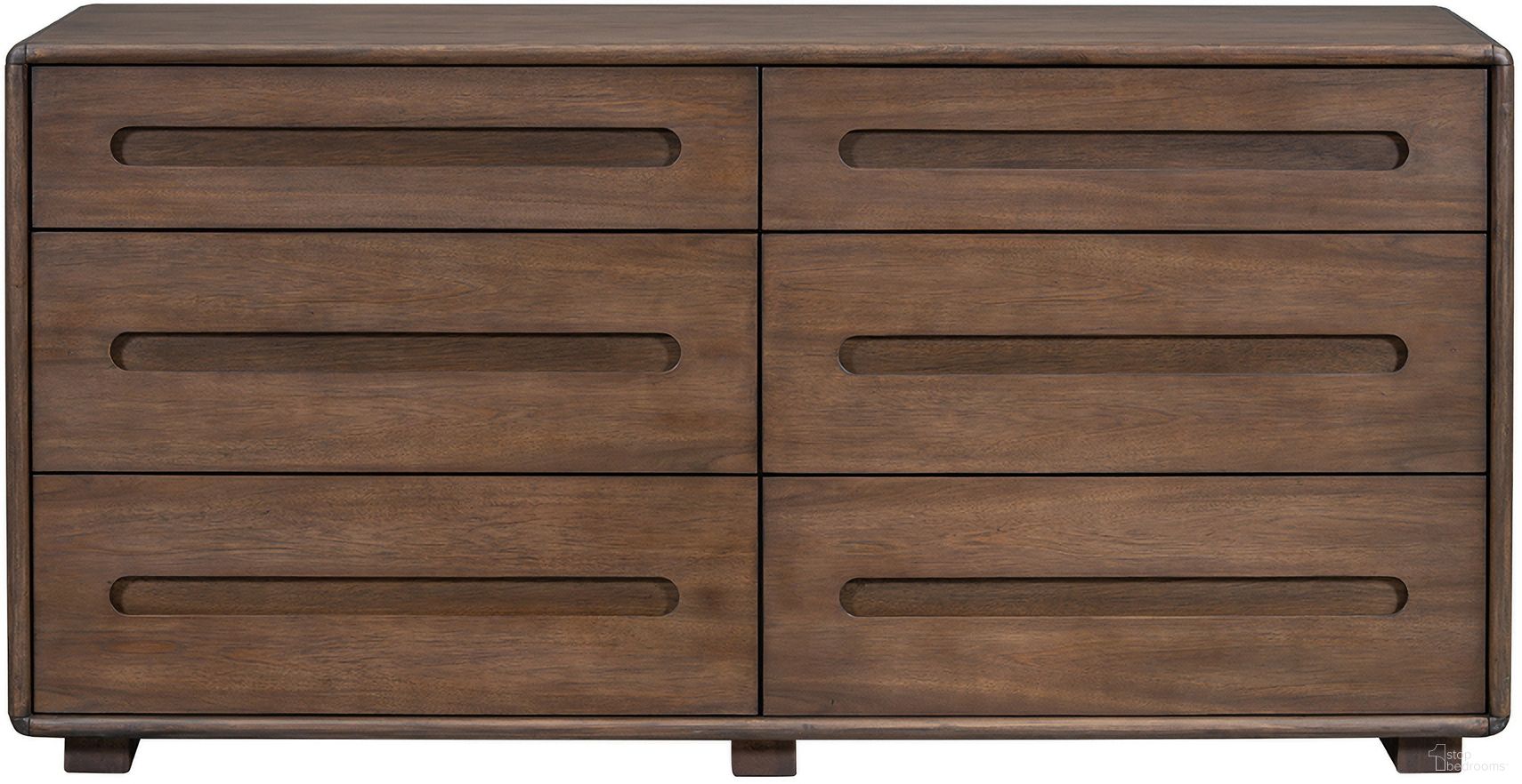 The appearance of Cameron Acia Wood Veneer Finger-Puller Modern 68 Inch Dresser In Mocha designed by Alder And Tweed in the modern / contemporary interior design. This mocha piece of furniture  was selected by 1StopBedrooms from Cameron Collection to add a touch of cosiness and style into your home. Sku: AT30320-MMC. Material: Acacia.