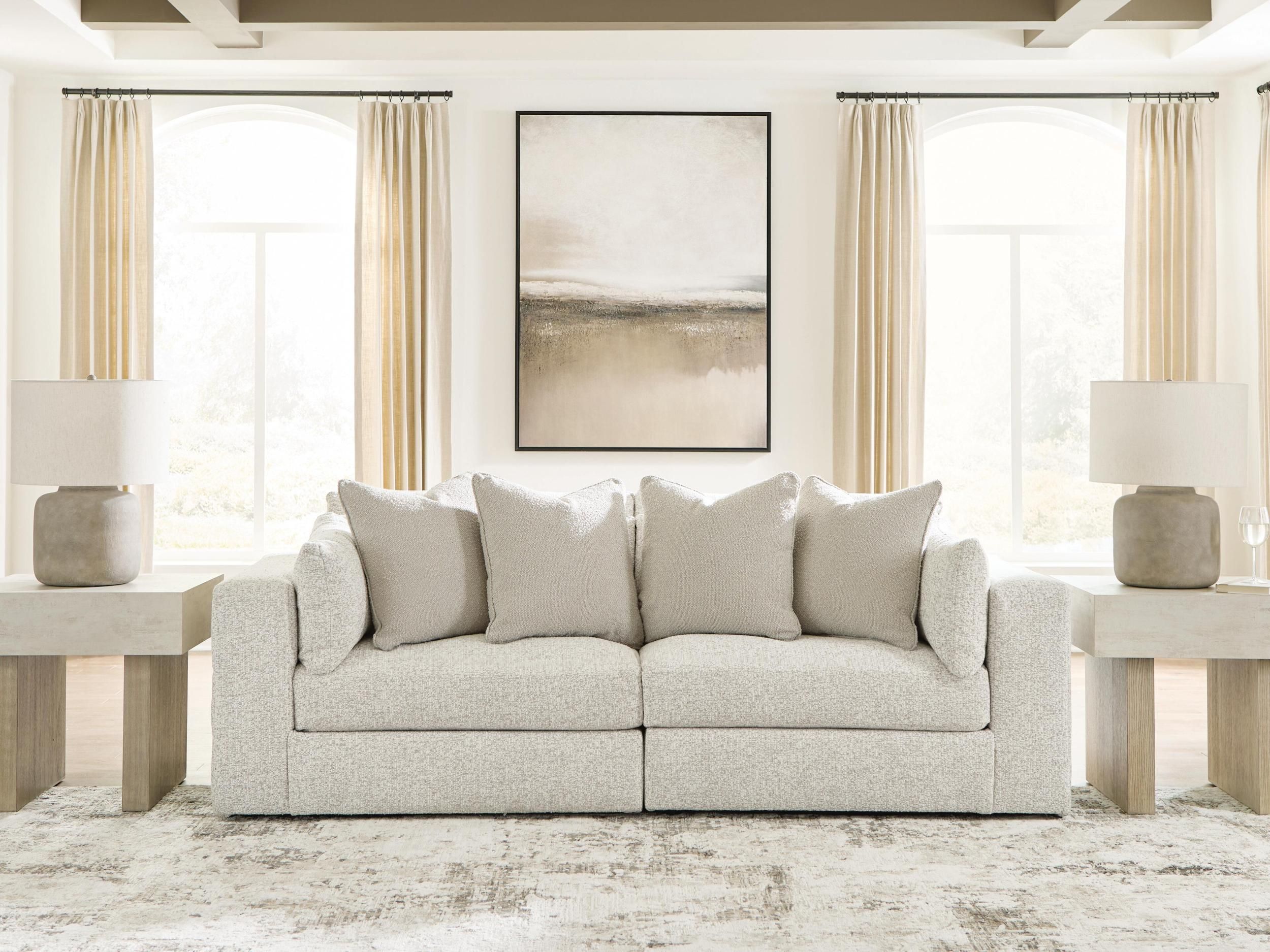 Camfield 2-Piece Sectional Sofa In Snowstone