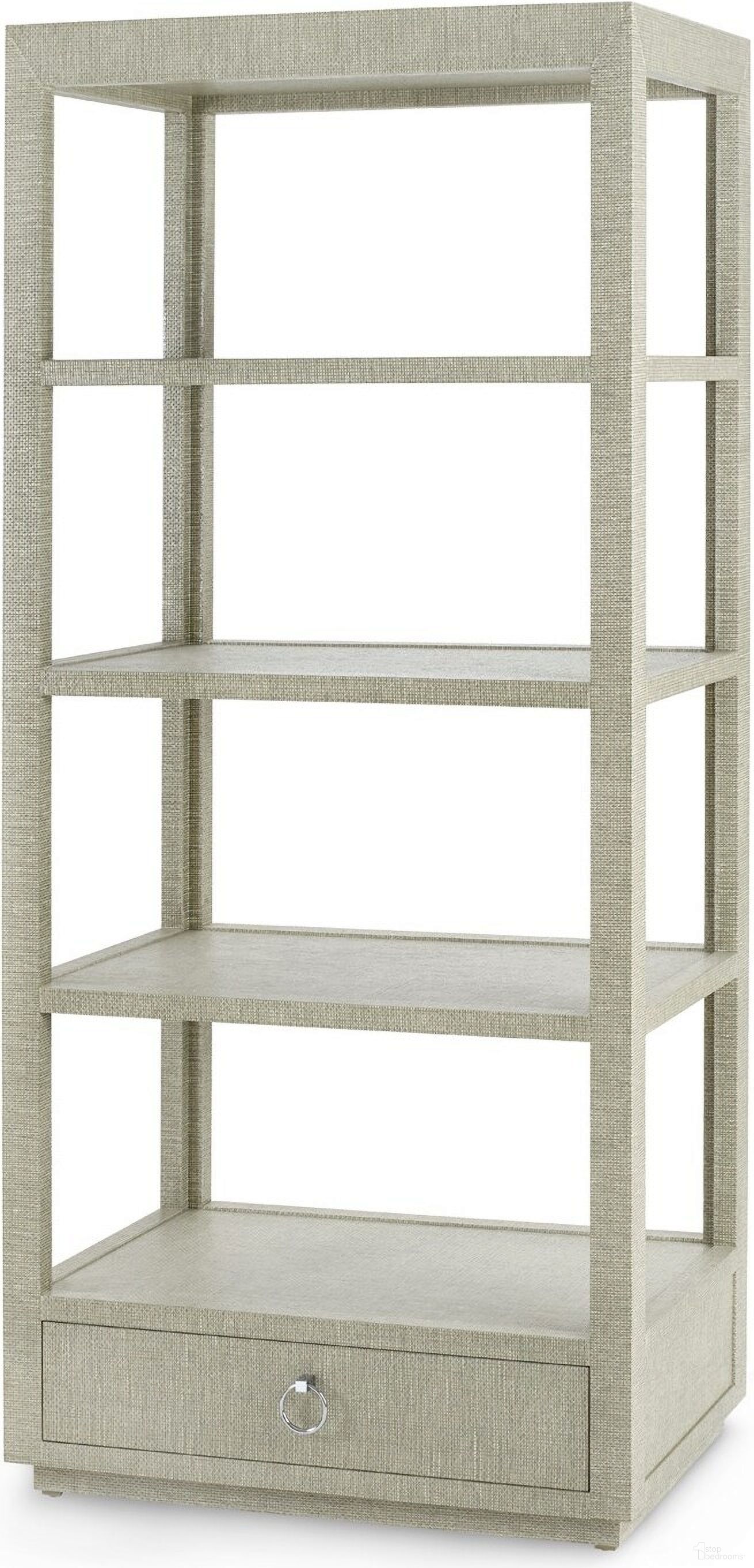 The appearance of Camilla Etagere In Moss Gray Tweed designed by Villa & House in the transitional interior design. This moss piece of furniture  was selected by 1StopBedrooms from Camilla Collection to add a touch of cosiness and style into your home. Sku: CAM-475-6137.