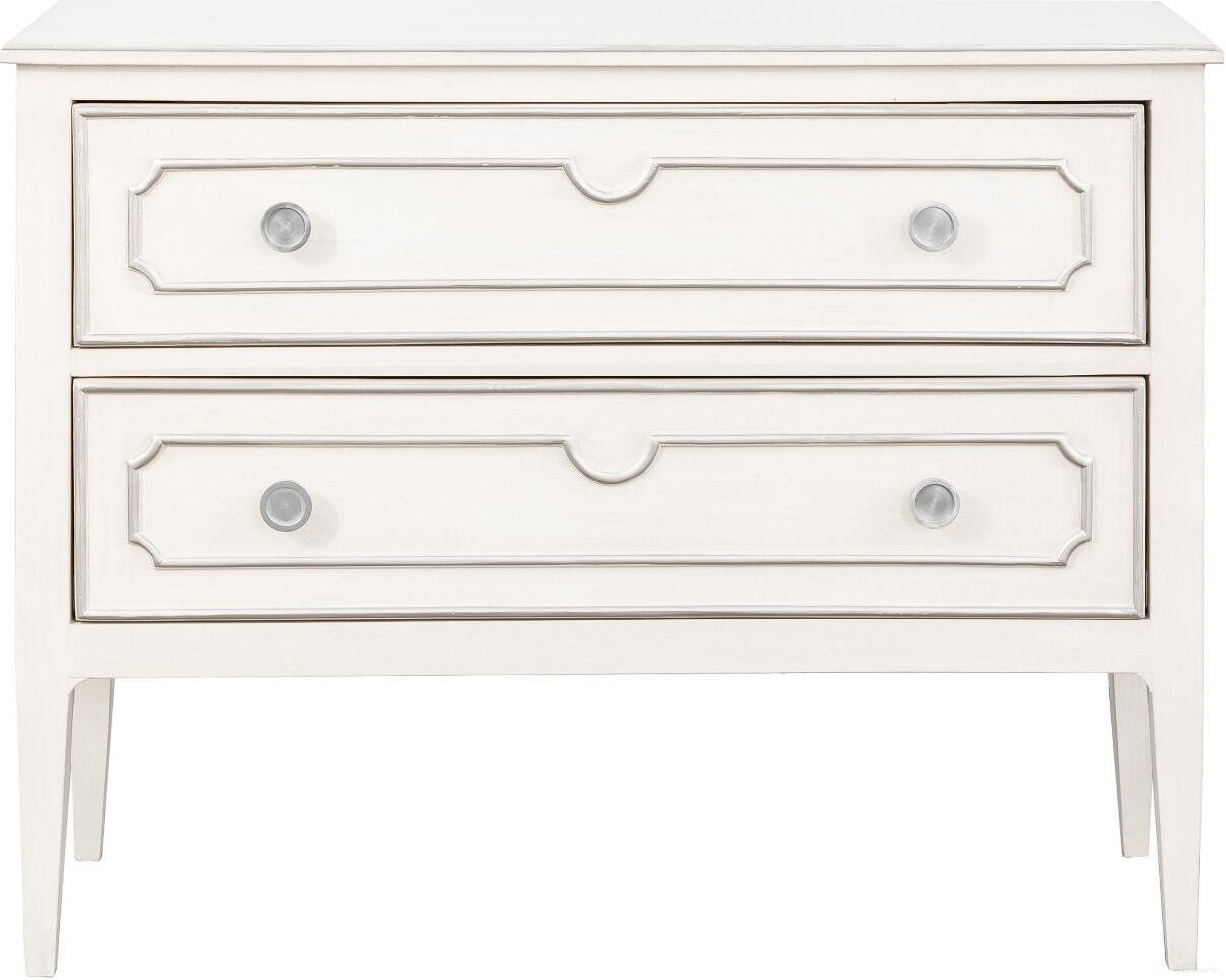 The appearance of Camille Chest In Linen and Silver designed by Fairfield Chair in the modern / contemporary interior design. This linen piece of furniture was selected by 1StopBedrooms from Camille Collection to add a touch of cosiness and style into your home. Sku: 8018-38. Material: Walnut.