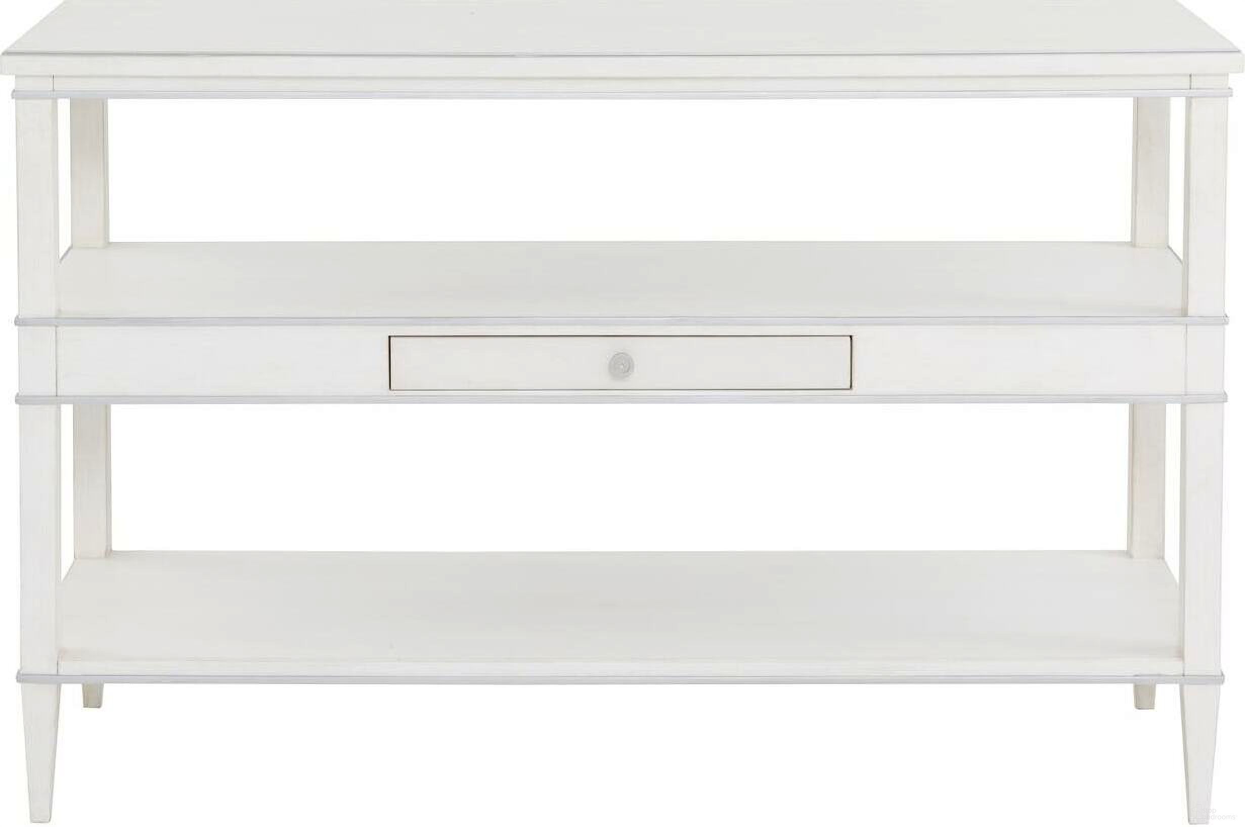 The appearance of Camille Console Table In Linen designed by Fairfield Chair in the modern / contemporary interior design. This linen piece of furniture was selected by 1StopBedrooms from Camille Collection to add a touch of cosiness and style into your home. Sku: 8018-99. Material: Rubberwood.