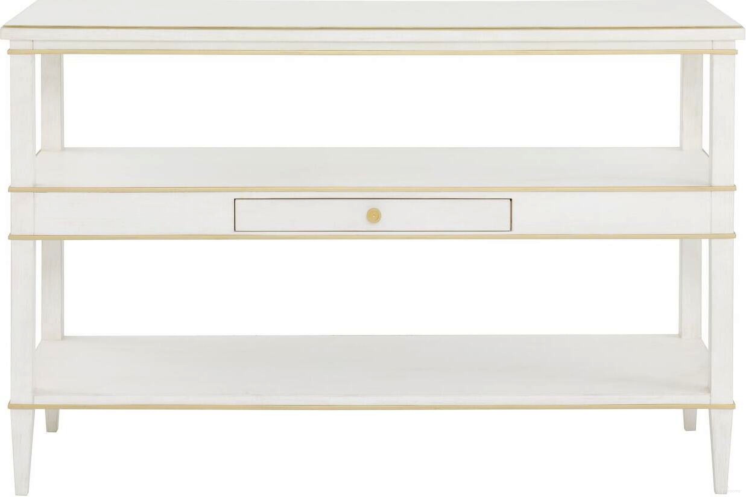 The appearance of Camille Console Table In Linen designed by Fairfield Chair in the modern / contemporary interior design. This linen piece of furniture was selected by 1StopBedrooms from Camille Collection to add a touch of cosiness and style into your home. Sku: 8019-99. Material: Rubberwood.