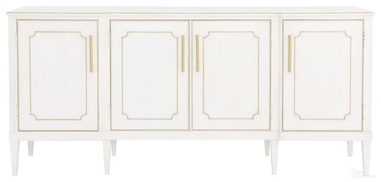 The appearance of Camille Credenza In Linen designed by Fairfield Chair in the modern / contemporary interior design. This linen piece of furniture was selected by 1StopBedrooms from Camille Collection to add a touch of cosiness and style into your home. Sku: 8019-82. Material: Rubberwood.