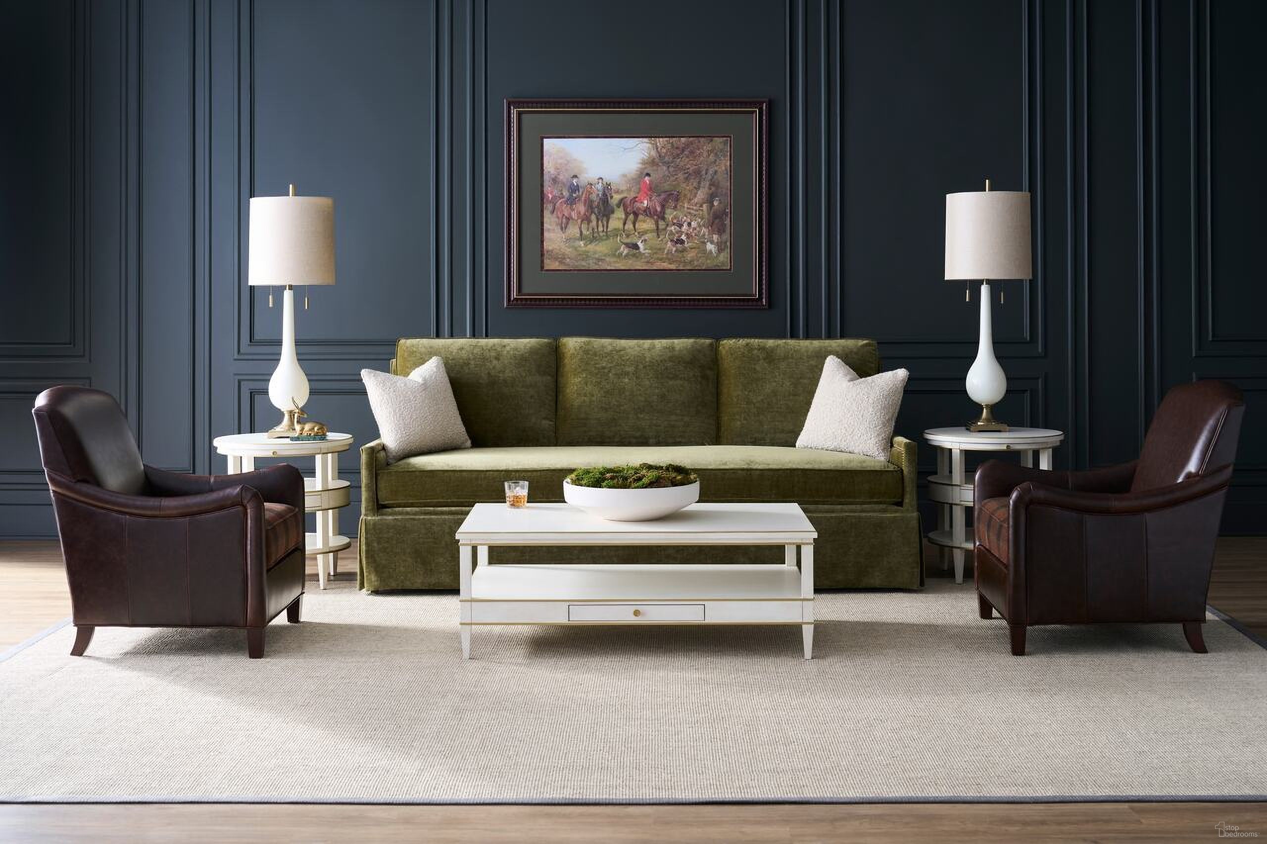 The appearance of Camille Occasional Table Set In Linen designed by Fairfield Chair in the modern / contemporary interior design. This linen piece of furniture was selected by 1StopBedrooms from Camille Collection to add a touch of cosiness and style into your home. Sku: 8019-CK;8019-19. Material: Rubberwood.