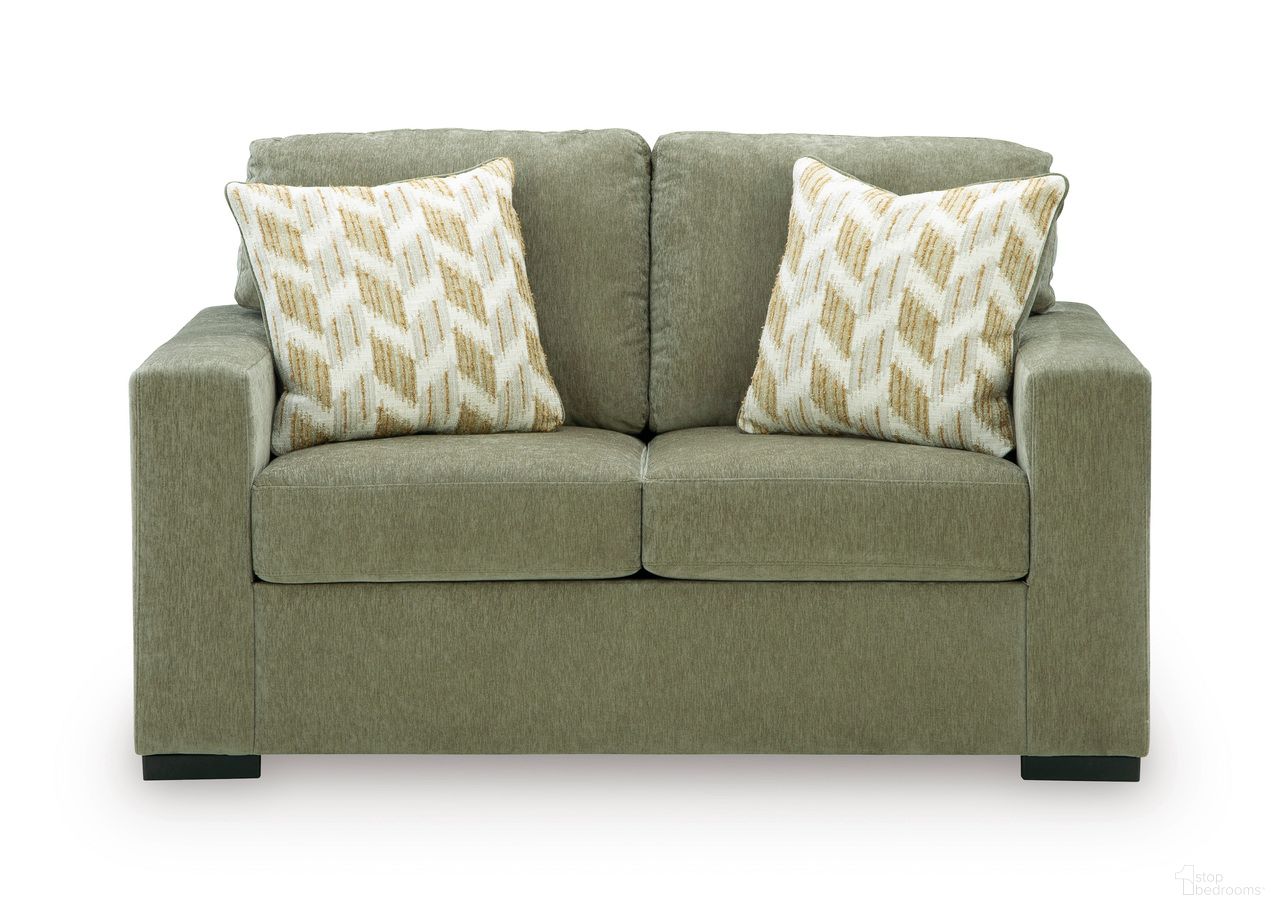 Camparia Loveseat In Moss