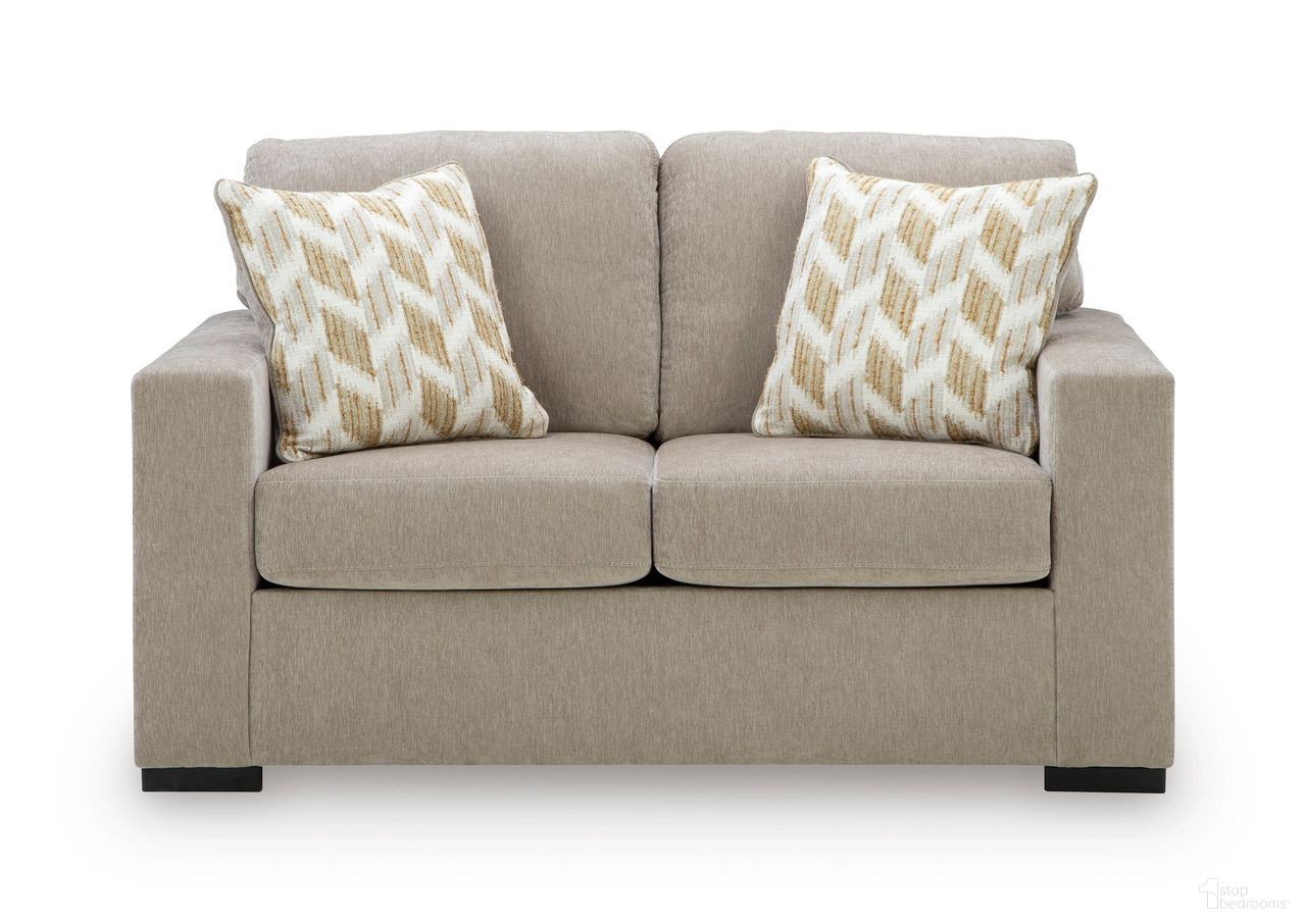 Camparia Loveseat In Stone