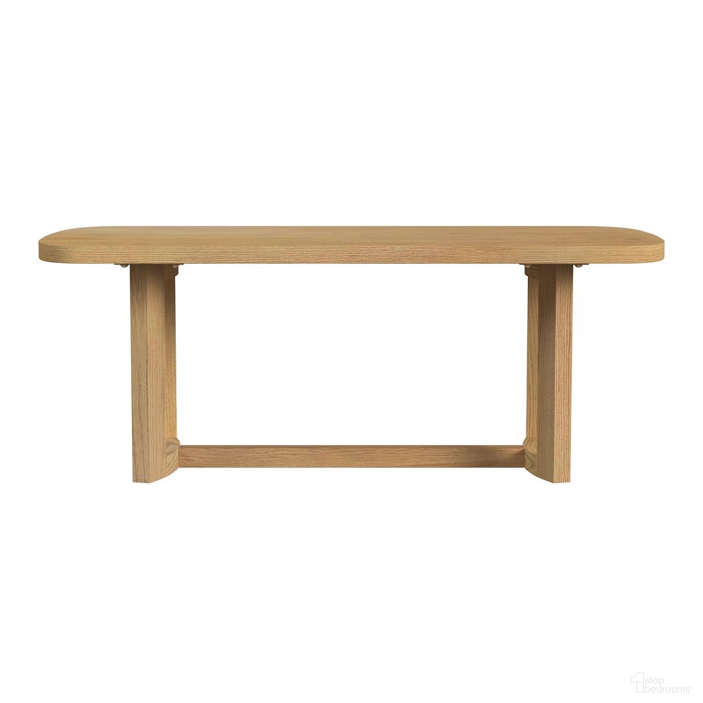 The appearance of Canal Rectangular Dining Table In Natural designed by Picket House in the modern / contemporary interior design. This natural piece of furniture was selected by 1StopBedrooms from Canal Collection to add a touch of cosiness and style into your home. Sku: D-1710-5-DT2. Table Base Style: Trestle. Table Top Shape: Rectangular. Size: 40" x 78". Material: Oak.