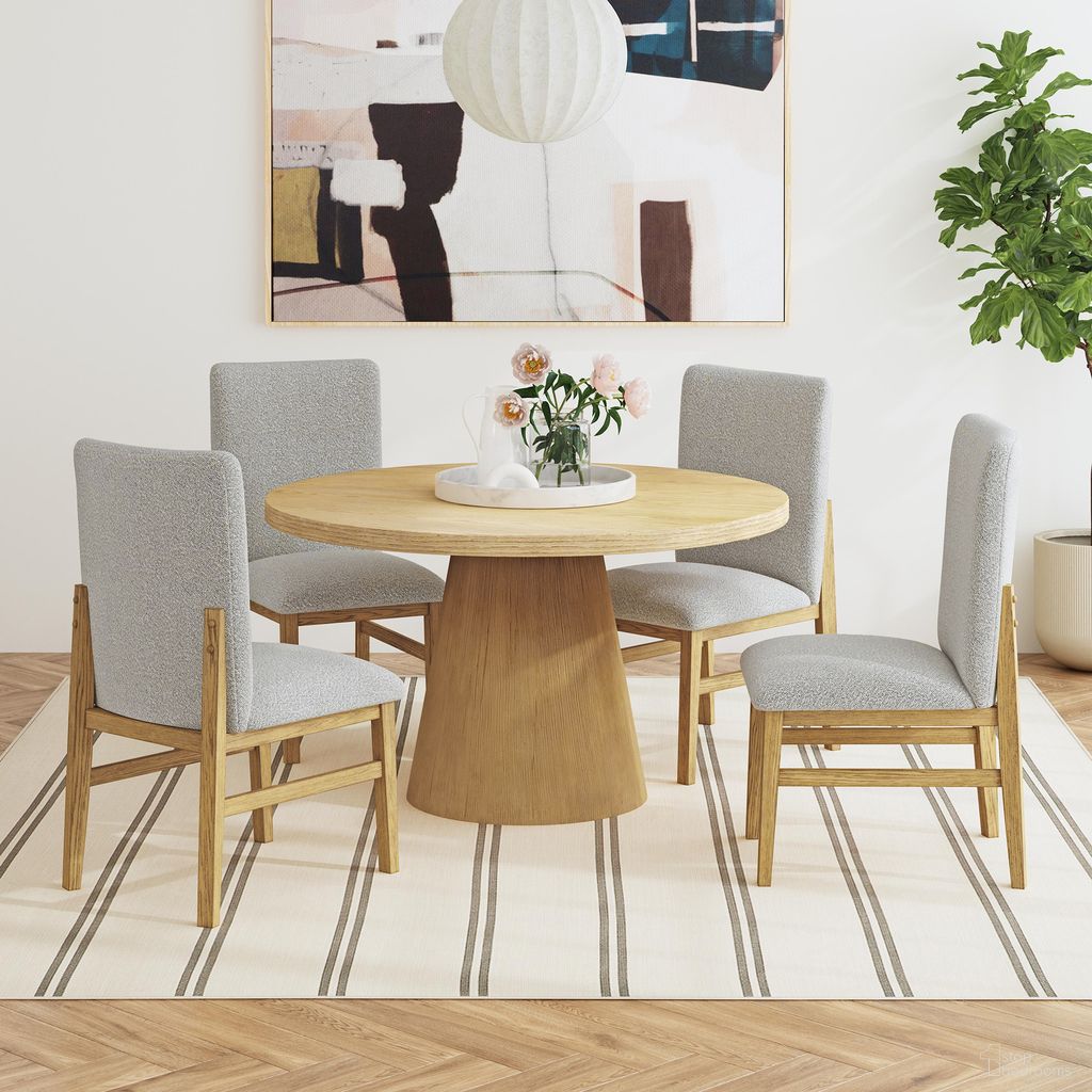 Canal Round Dining Room Set In Natural