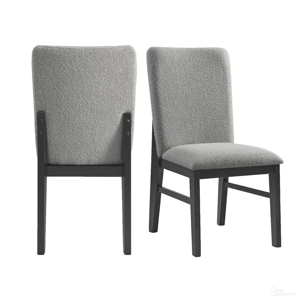 The appearance of Canal Side Chair Set of 2 In Grey and Black designed by Picket House in the modern / contemporary interior design. This grey/black piece of furniture was selected by 1StopBedrooms from Canal Collection to add a touch of cosiness and style into your home. Sku: D-1710-8-SC1. Material: Polyester. Chair Type: Side Chair.