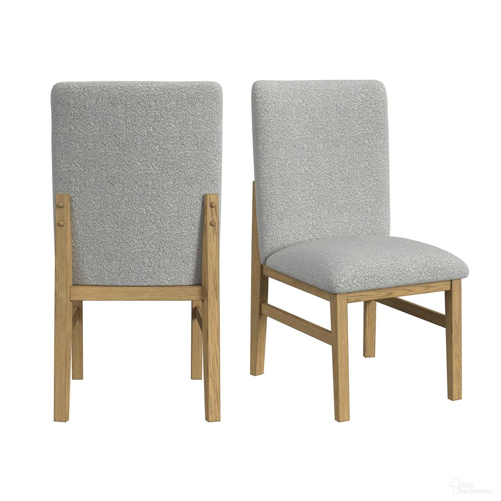 The appearance of Canal Square Back Dining Side Chair with Fabric Set of 2 In Natural and Grey designed by Picket House in the modern / contemporary interior design. This natural/grey piece of furniture  was selected by 1StopBedrooms from Canal Collection to add a touch of cosiness and style into your home. Sku: D-1710-5-SC1. Material: Polyester. Chair Type: Side Chair.