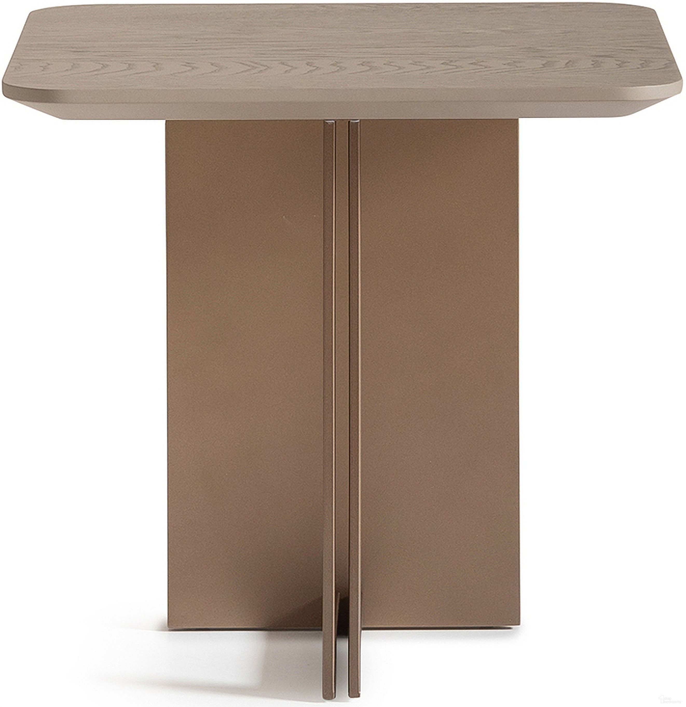 The appearance of Canberra End Table In Light Ash designed by Michael Amini in the transitional interior design. This antique gold piece of furniture was selected by 1StopBedrooms from Canberra Collection to add a touch of cosiness and style into your home. Sku: LFR-CNBA202-120. Material: Wood.