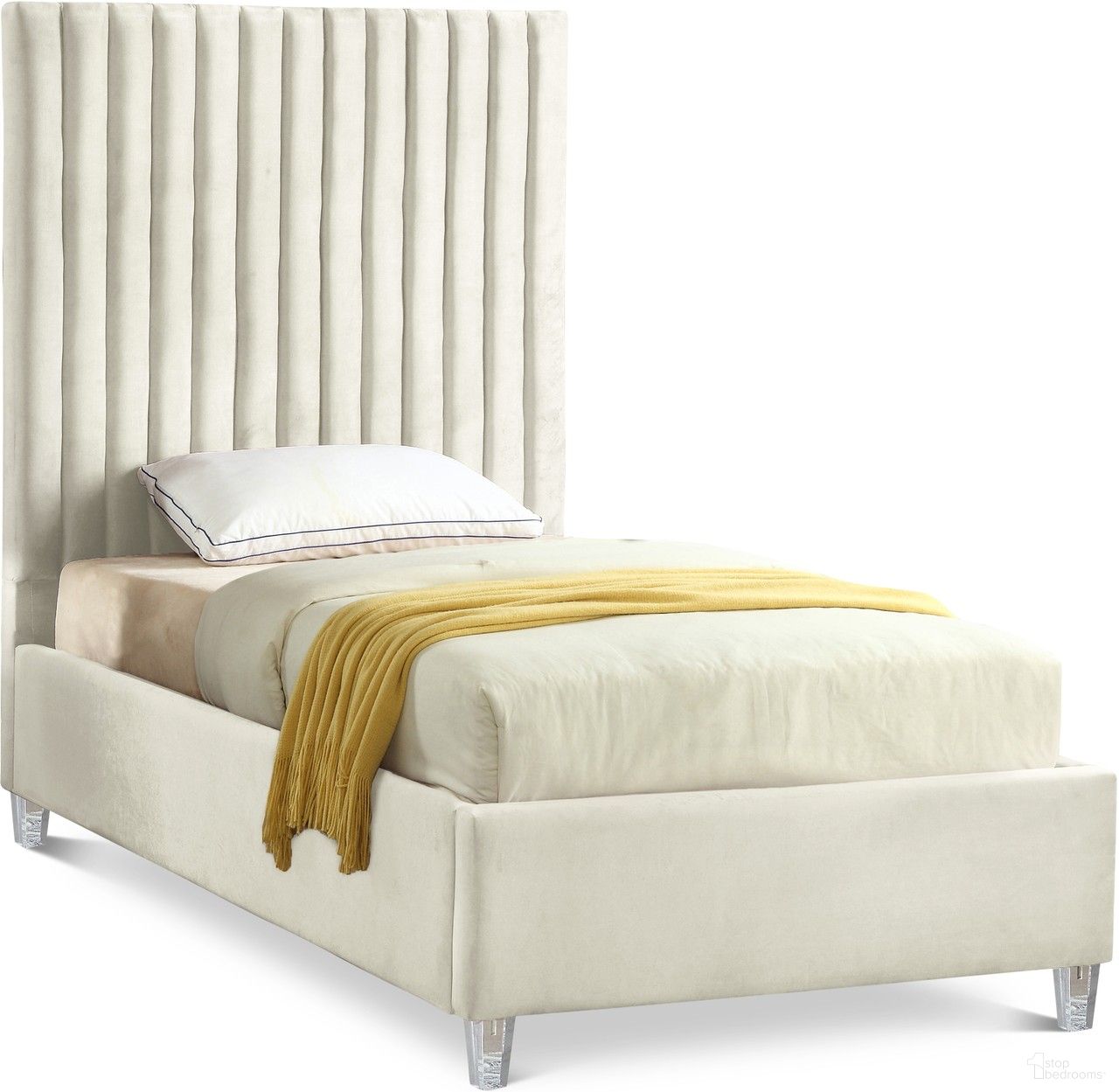 Candace Twin Bed In Cream