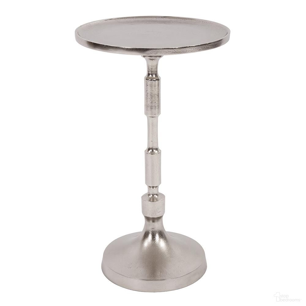 Candlestick Martini Table In Nickel
