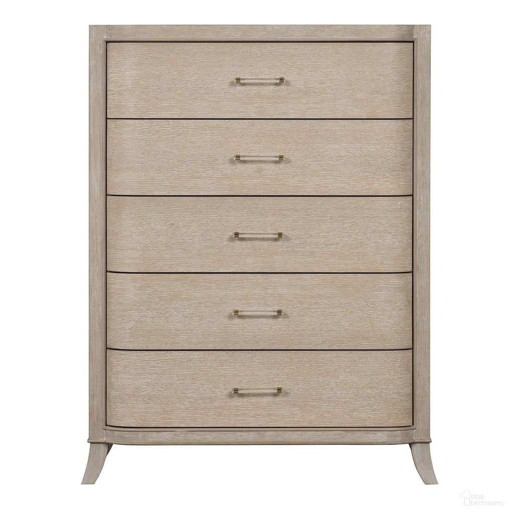 The appearance of Candra Chest In Natural Oak designed by Furniture of America in the transitional interior design. This natural oak piece of furniture was selected by 1StopBedrooms from Candra Collection to add a touch of cosiness and style into your home. Sku: FM7424AK-C. Material: Solid Wood.