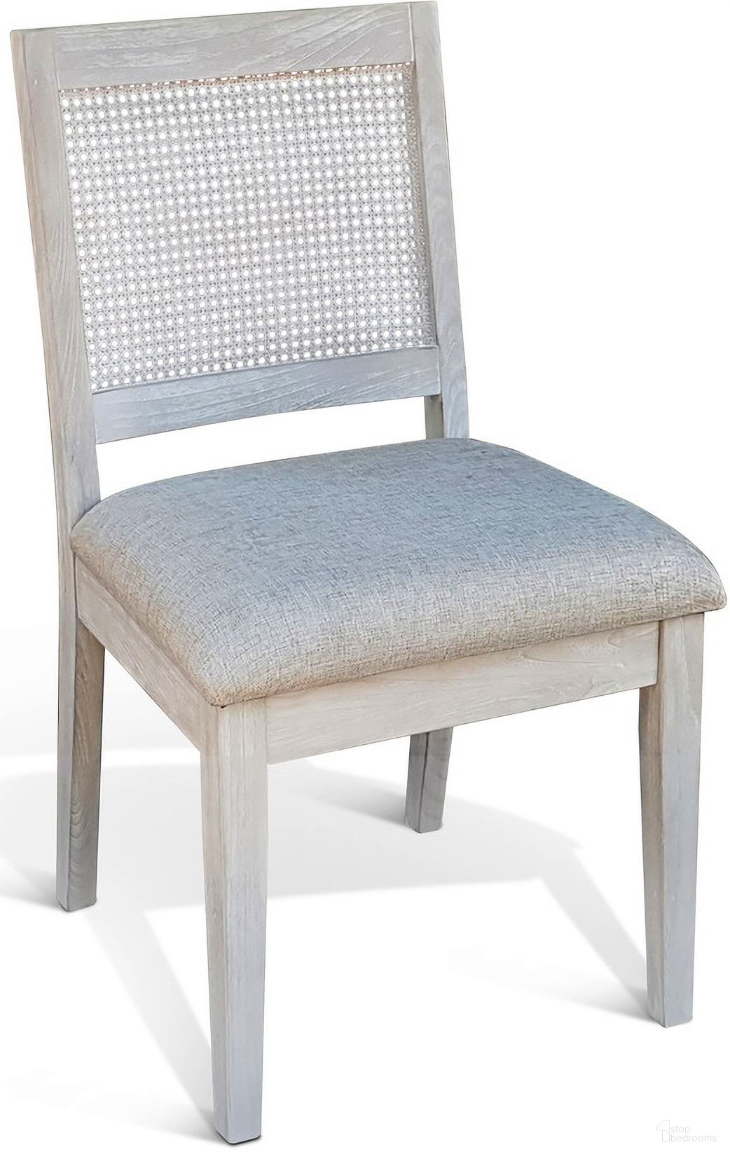 The appearance of Cane Back Dining Chair Set of 2 In Light Gray designed by Sunny Designs in the modern / contemporary interior design. This light gray piece of furniture  was selected by 1StopBedrooms from 1426 Collection to add a touch of cosiness and style into your home. Sku: 1426LG. Material: Solid Wood. Chair Type: Side Chair.