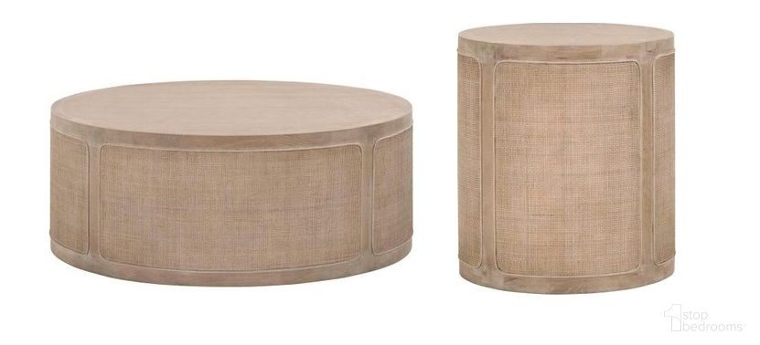 The appearance of Cane Occasional Table Set In Smoke Gray designed by Essentials For Living in the modern / contemporary interior design. This smoke gray piece of furniture was selected by 1StopBedrooms from Bella Collection to add a touch of cosiness and style into your home. Sku: 8091.SGRY-OAK/CN;8092.SGRY-OAK/CN. Material: Wood.