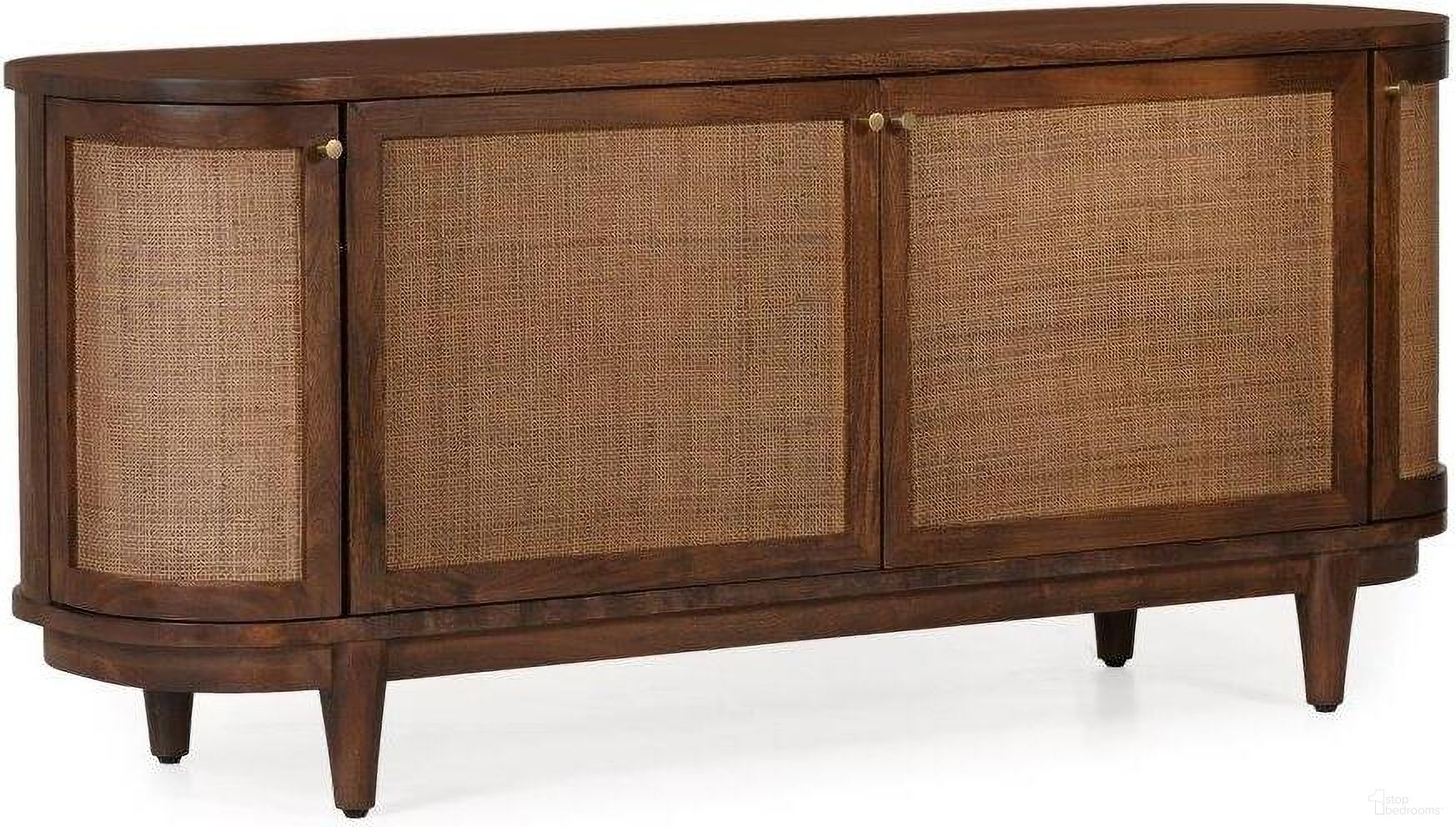 The appearance of Canggu Brown 68 Inch Media Stand designed by Union Home Furniture in the transitional interior design. This brown piece of furniture  was selected by 1StopBedrooms from Canggu Collection to add a touch of cosiness and style into your home. Sku: LVR00248. Material: Acacia.