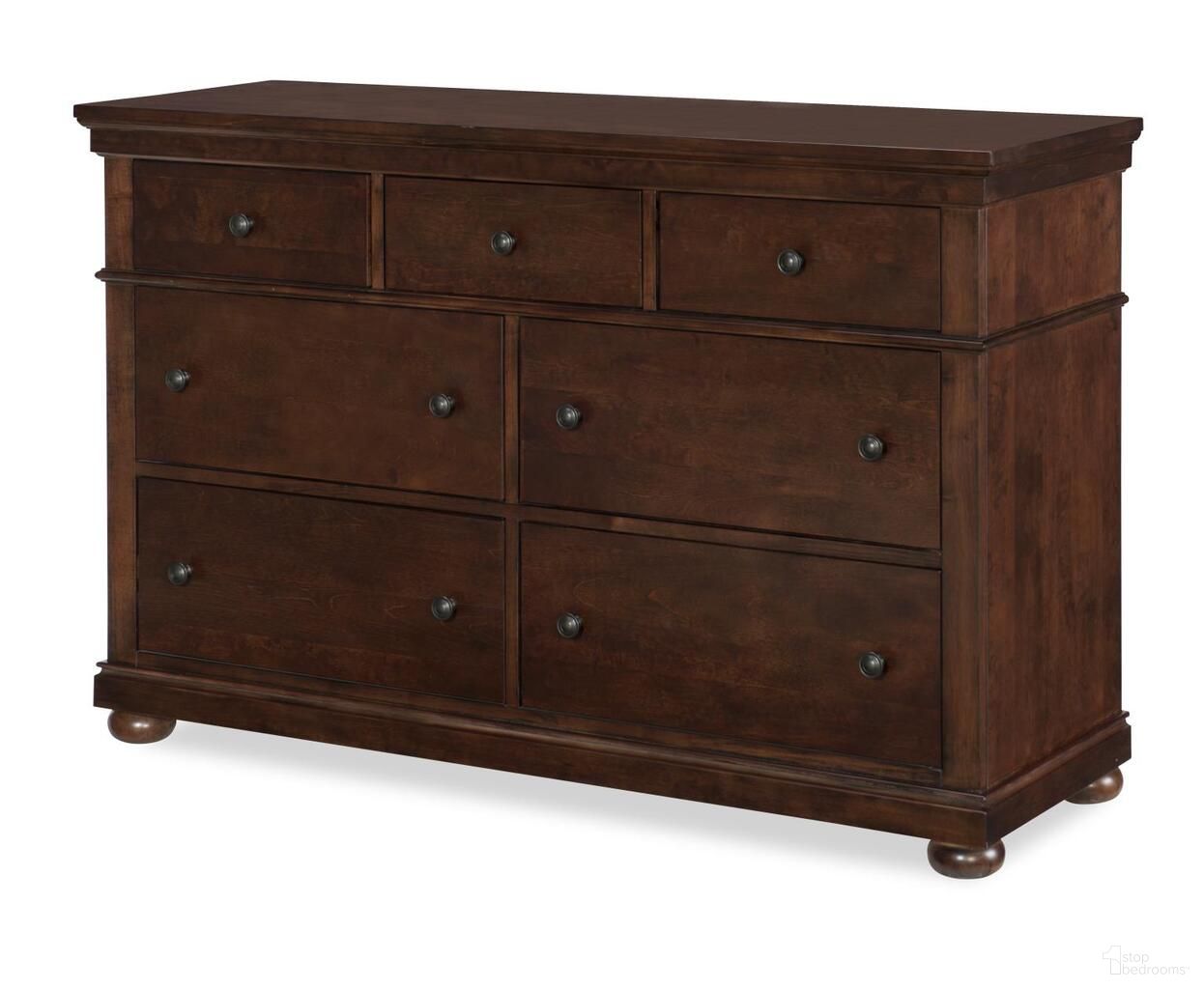Canterbury 2.0 7 Drawer Dresser In Warm Cherry