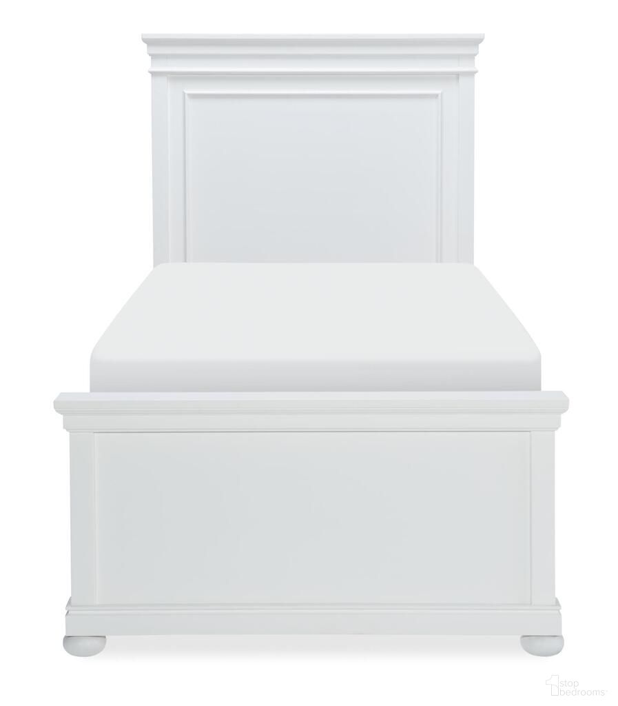 Canterbury 2.0 Complete Panel Twin Bed In Natural White