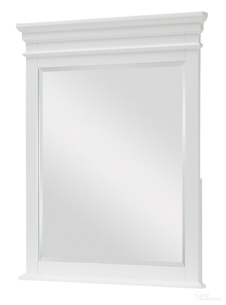 The appearance of Canterbury 2.0 Vertical Mirror In Natural White designed by Legacy Classic in the traditional interior design. This natural white piece of furniture was selected by 1StopBedrooms from Canterbury 2.0 Collection to add a touch of cosiness and style into your home. Sku: 3815-0100. Material: Birch Veneer.