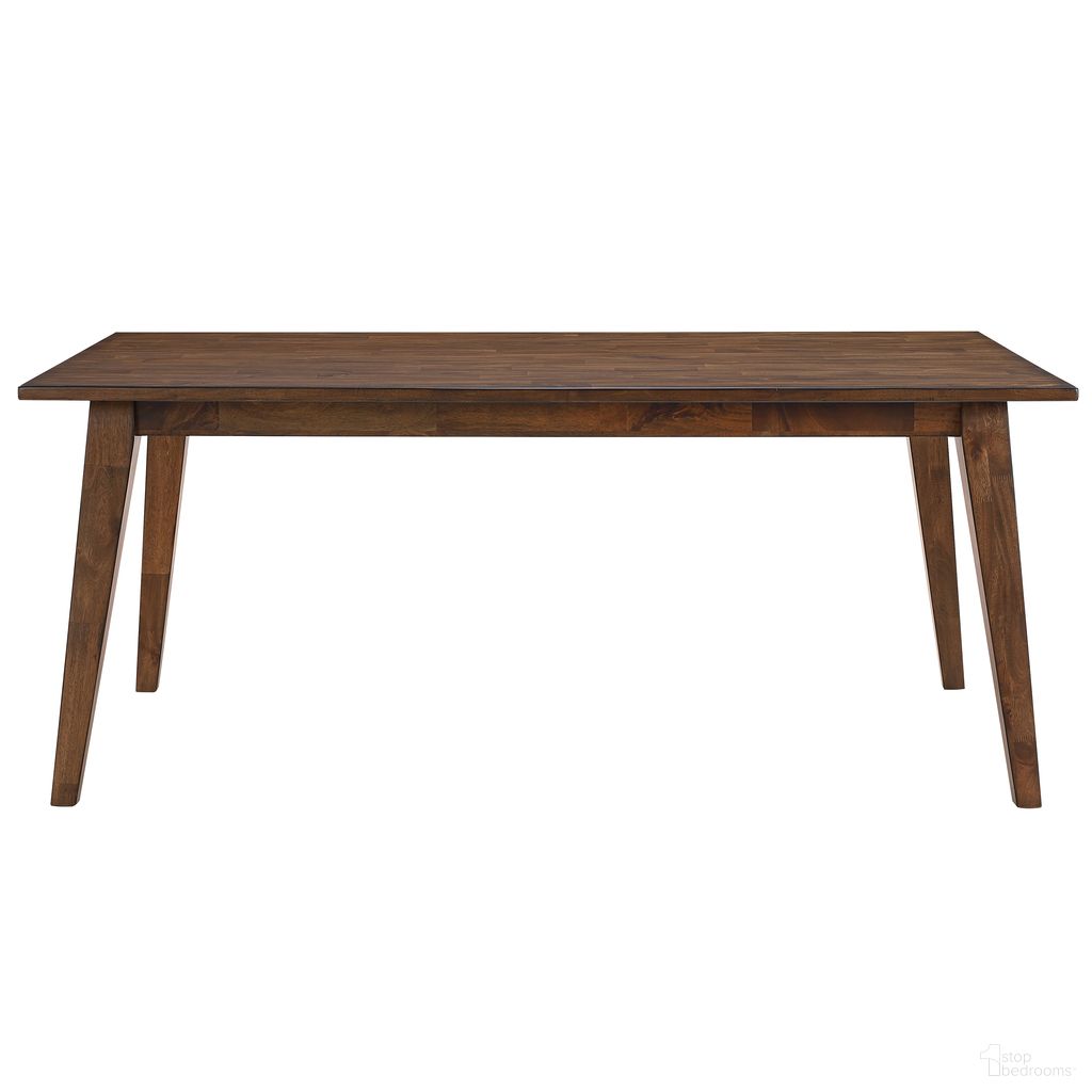 The appearance of Canton 72 Inch Solid Wood Dining Table In Brown designed by Steve Silver in the transitional interior design. This brown piece of furniture was selected by 1StopBedrooms from Canton Collection to add a touch of cosiness and style into your home. Sku: CNT500T. Table Base Style: Legs. Material: Wood. Table Top Shape: Rectangular. Size: 40" x 72".