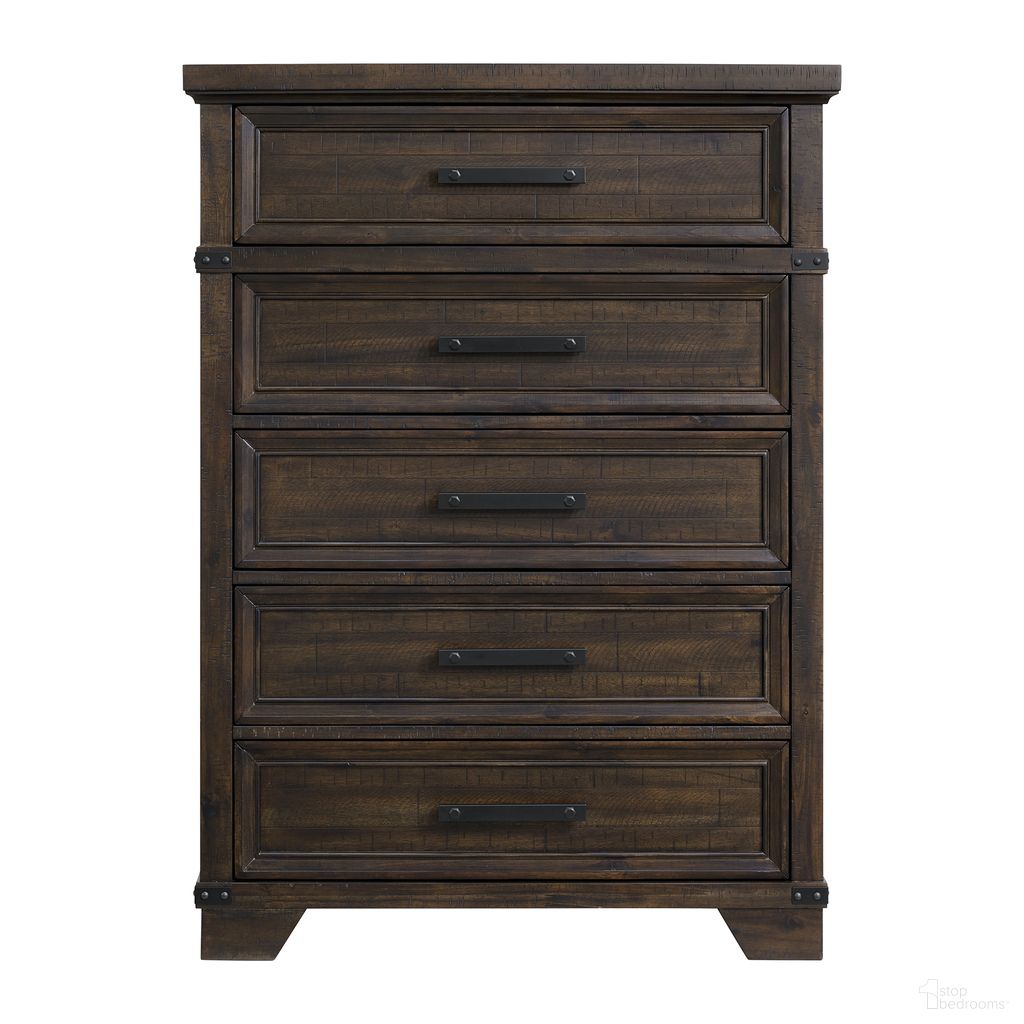 Canyon Ridge 5-Drawer Chest In Charcoal