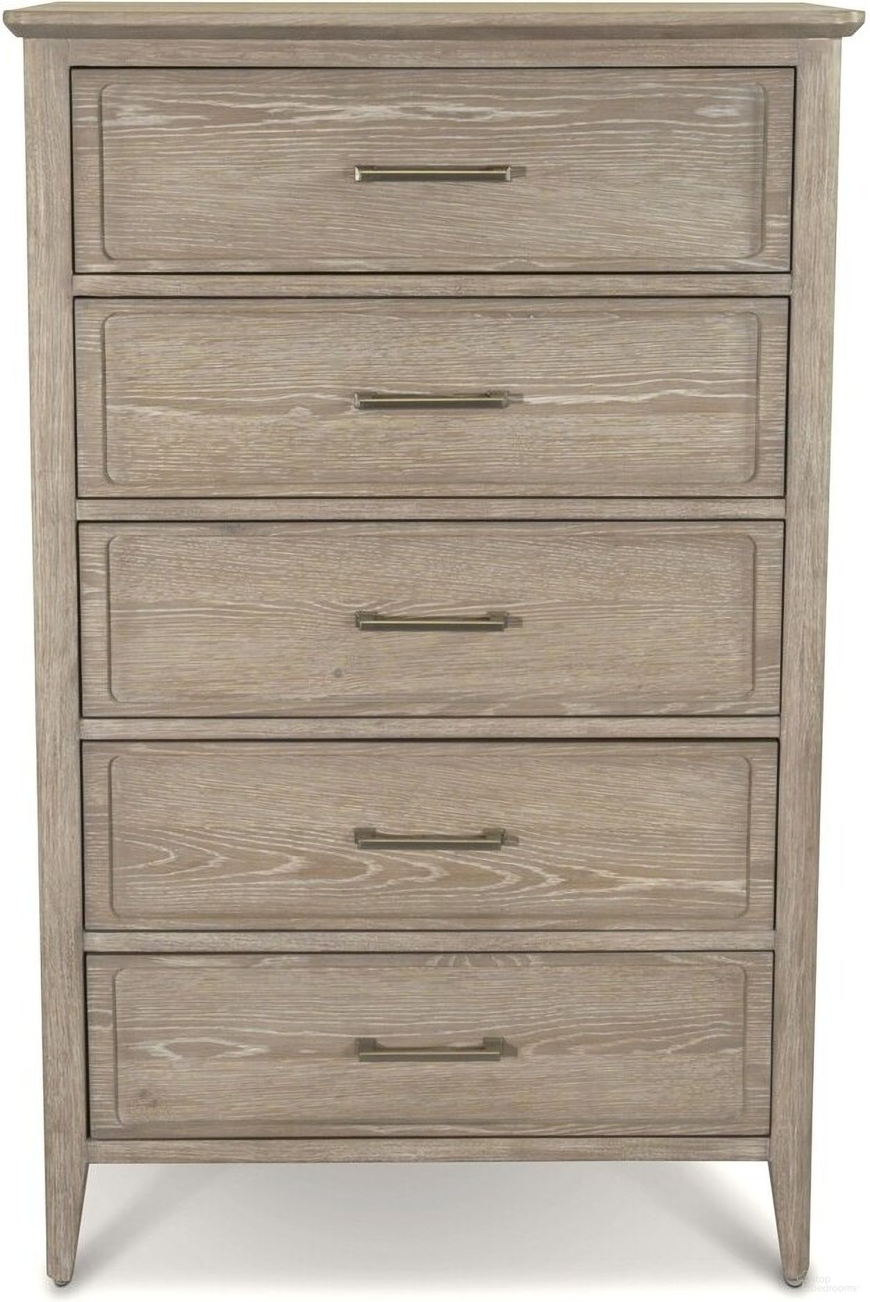 The appearance of Cape May 5 Drawer Chest In Driftwood designed by Sea Winds Trading in the coastal interior design. This driftwood piece of furniture  was selected by 1StopBedrooms from Cape May Collection to add a touch of cosiness and style into your home. Sku: B62235-DRIFTWOOD. Material: Wood.