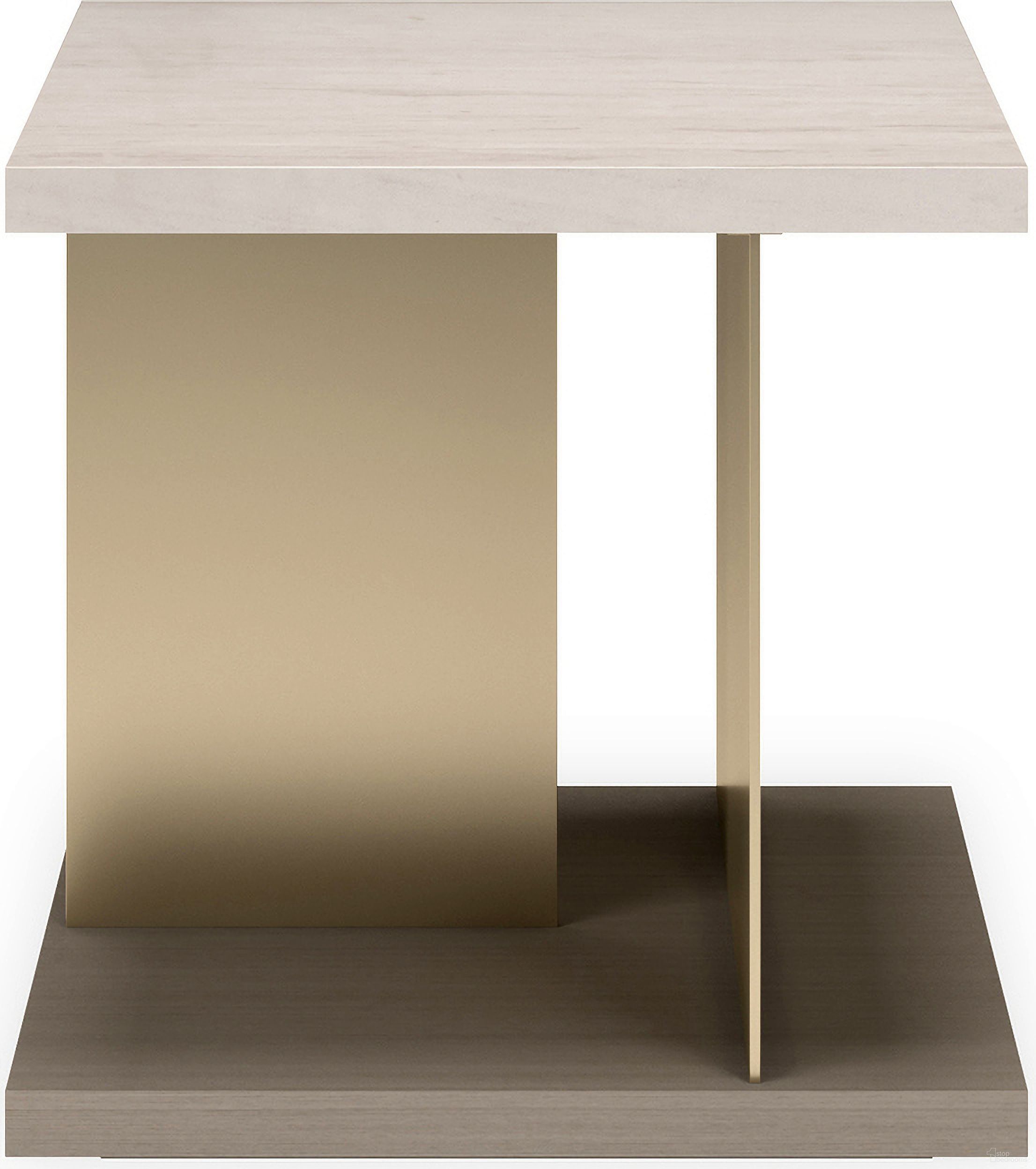 The appearance of Cape Verde End Table In Cream designed by Caracole in the modern / contemporary interior design. This cream piece of furniture  was selected by 1StopBedrooms from Cape Verde Collection to add a touch of cosiness and style into your home. Sku: M151-424-411. Material: Stone.