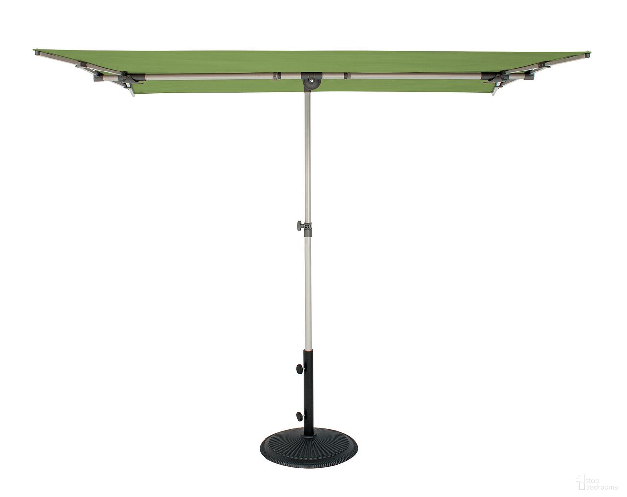 Capri 4.95' x 6.93' Rectangle Balcony Umbrella In Lime