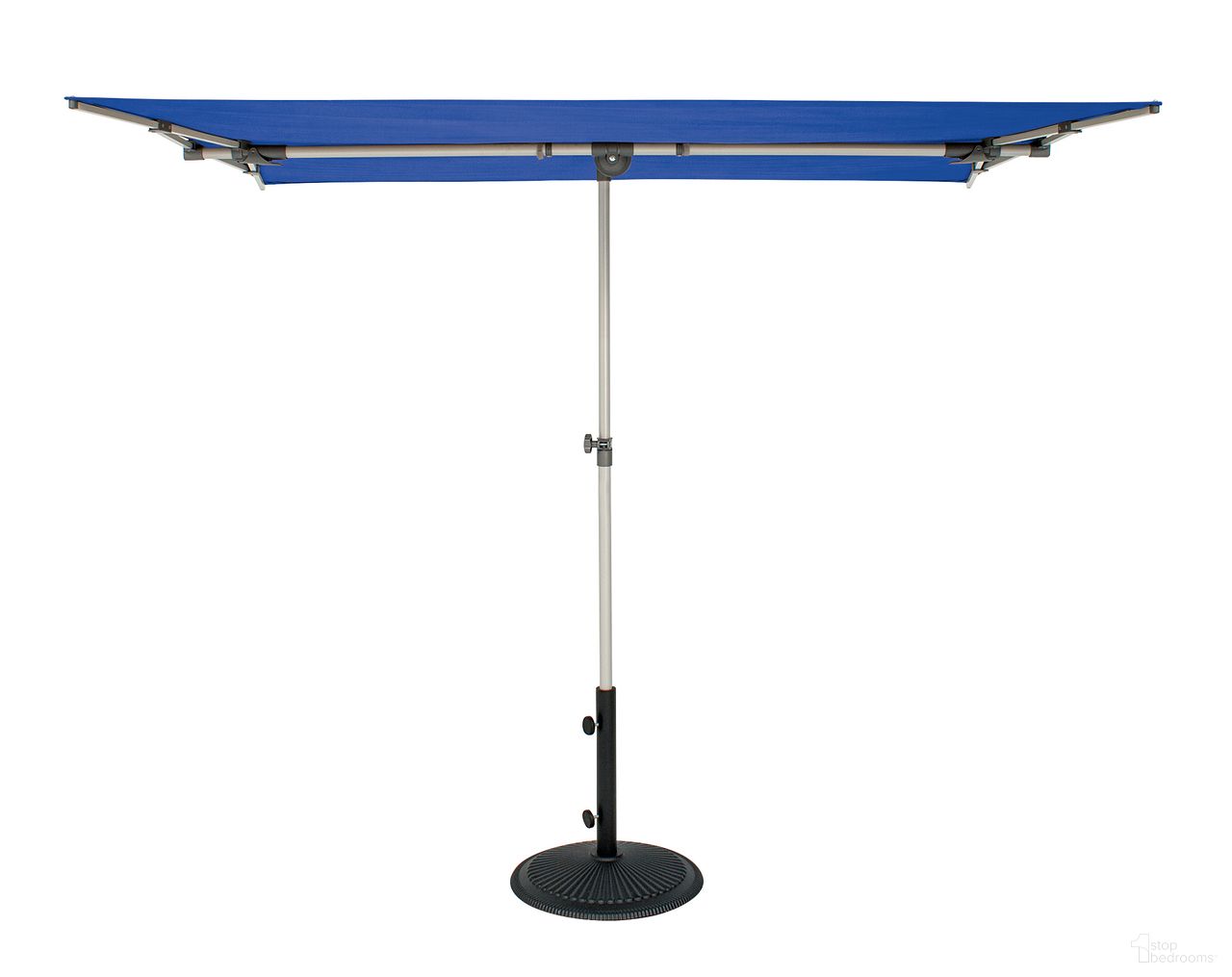 Capri 4.95' x 6.93' Rectangle Balcony Umbrella In Ocean Blue