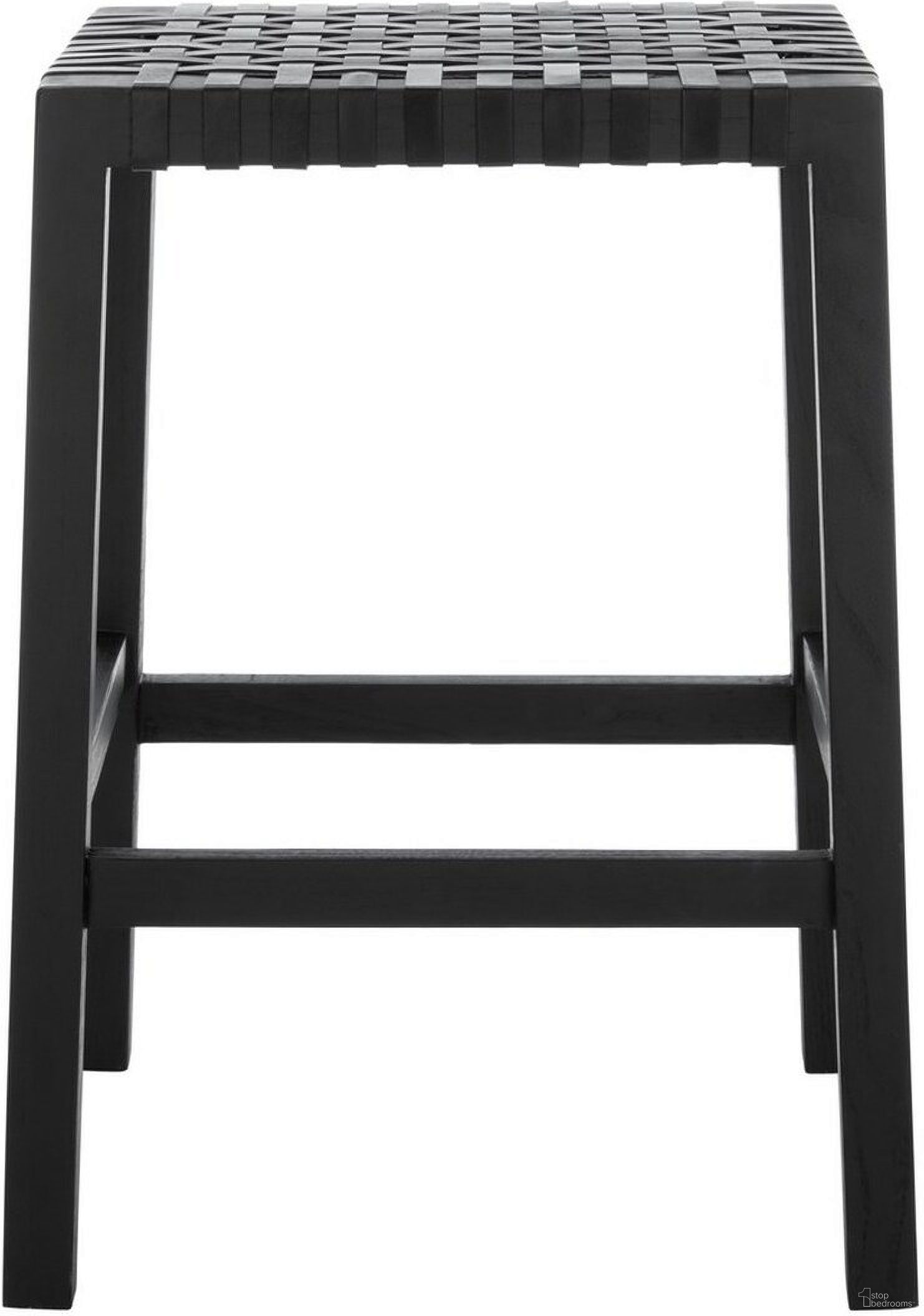 The appearance of Capri Counter Stool In Black designed by Safavieh in the modern / contemporary interior design. This black piece of furniture was selected by 1StopBedrooms from Capri Collection to add a touch of cosiness and style into your home. Sku: BST1009B. Material: Wood.