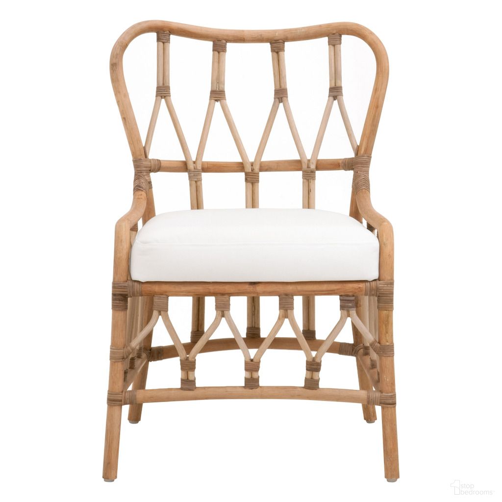 The appearance of Caprice Dining Chair In Blanche Natural Rattan - Set of 2 designed by Essentials For Living in the transitional interior design. This natural rattan piece of furniture was selected by 1StopBedrooms from Sel De Mer Collection to add a touch of cosiness and style into your home. Sku: 3636DC.NATNAT/BLCH. Material: Rattan. Chair Type: Side Chair.