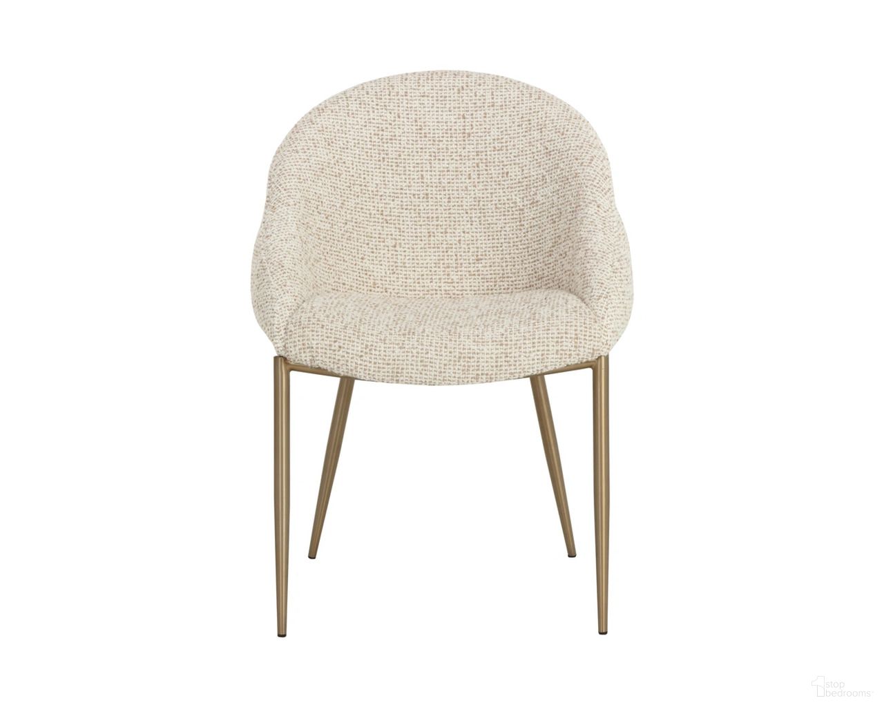 Caprielle Dining Armchair In Noah Ecru