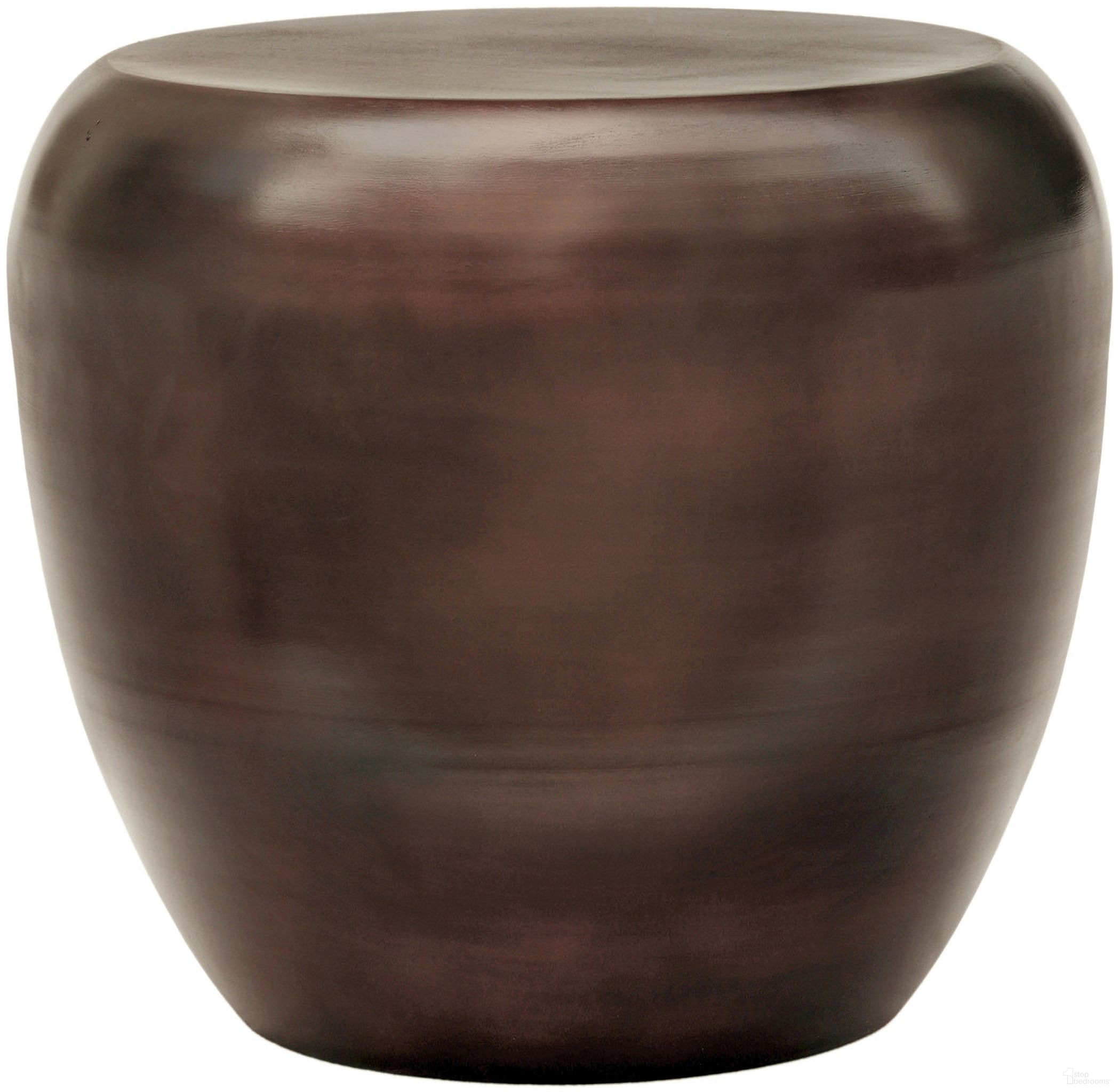 The appearance of Capsule Aluminum End Table In Brown and Antique Brown designed by Meridian in the modern / contemporary interior design. This brown/antique brown piece of furniture  was selected by 1StopBedrooms from Capsule Collection to add a touch of cosiness and style into your home. Sku: 99062Brown-ET. Material: Aluminum.