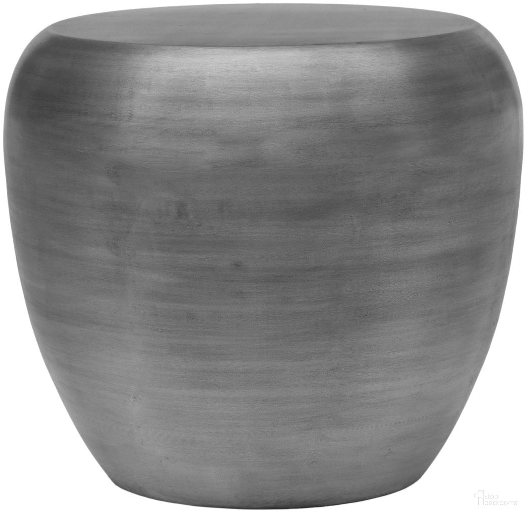 The appearance of Capsule Aluminum End Table In Silver designed by Meridian in the modern / contemporary interior design. This silver piece of furniture  was selected by 1StopBedrooms from Capsule Collection to add a touch of cosiness and style into your home. Sku: 99062Silver-ET. Material: Aluminum.