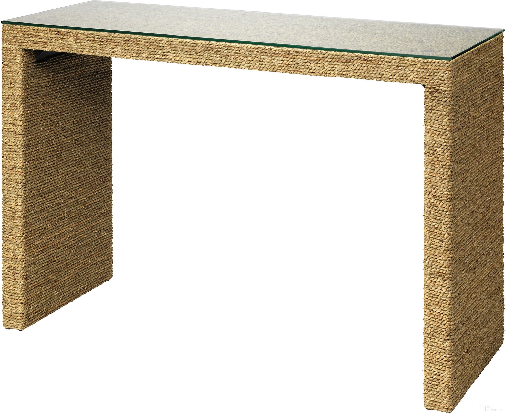 The appearance of Captain Console Table designed by Jamie Young Company in the coastal interior design. This natural piece of furniture  was selected by 1StopBedrooms from Captain Collection to add a touch of cosiness and style into your home. Sku: 20CAPT-CONA. Material: Glass.