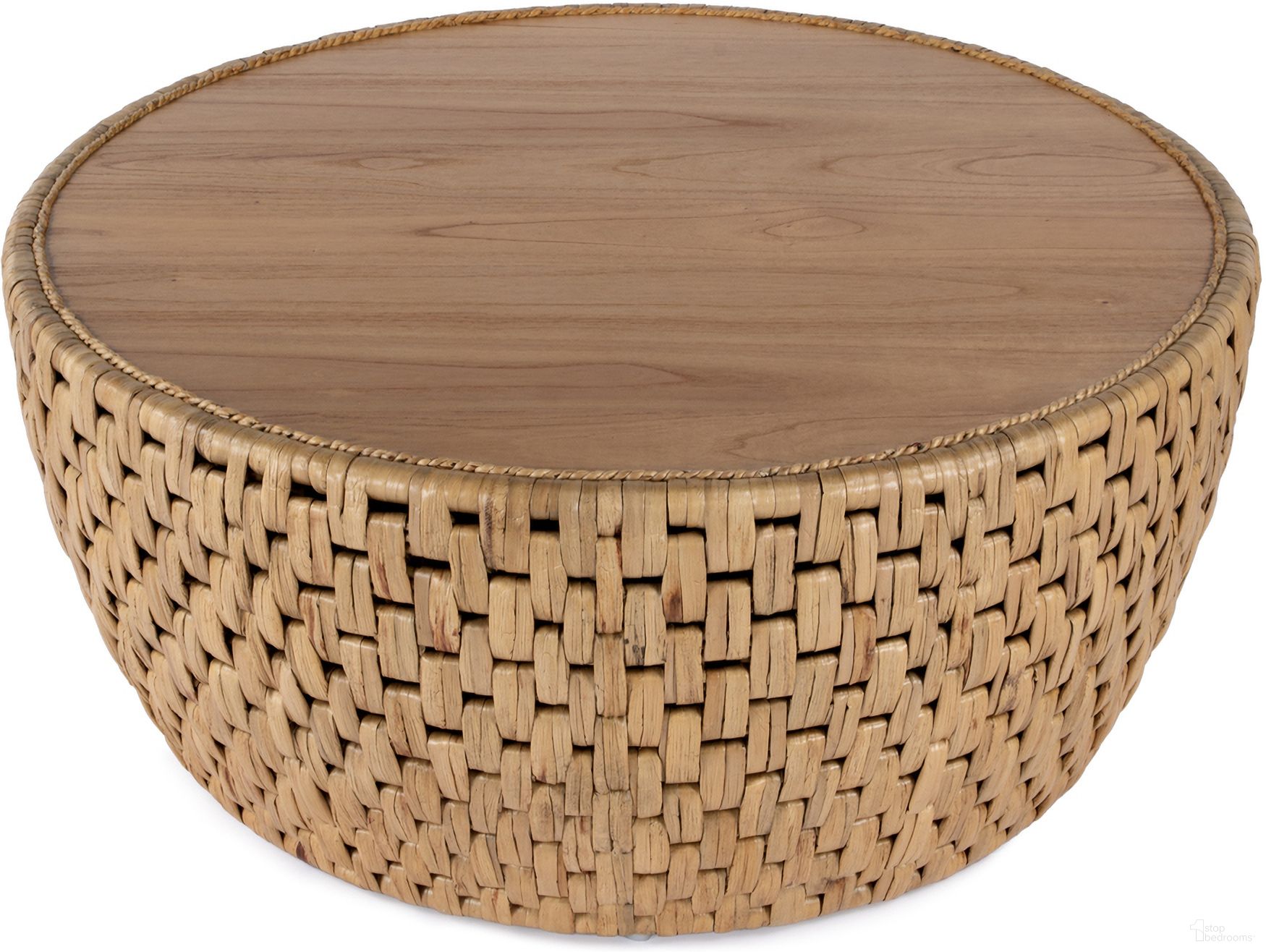 The appearance of Captiva Round Rattan Drum Coffee Table In Natural designed by Butler Specialty Company in the coastal interior design. This natural piece of furniture was selected by 1StopBedrooms from Captiva Collection to add a touch of cosiness and style into your home. Sku: 5695404. Material: MDF.