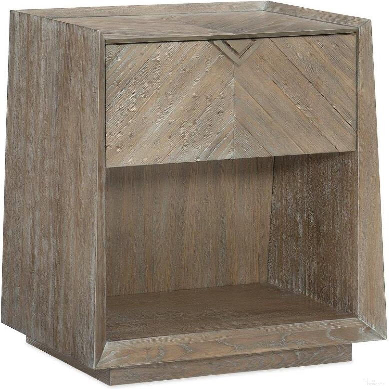 The appearance of Caracole Classic Earthly Delight Nightstand designed by Caracole in the transitional interior design. This brown piece of furniture  was selected by 1StopBedrooms from Caracole Classic Collection to add a touch of cosiness and style into your home. Sku: CLA-019-0614. Material: Wood.